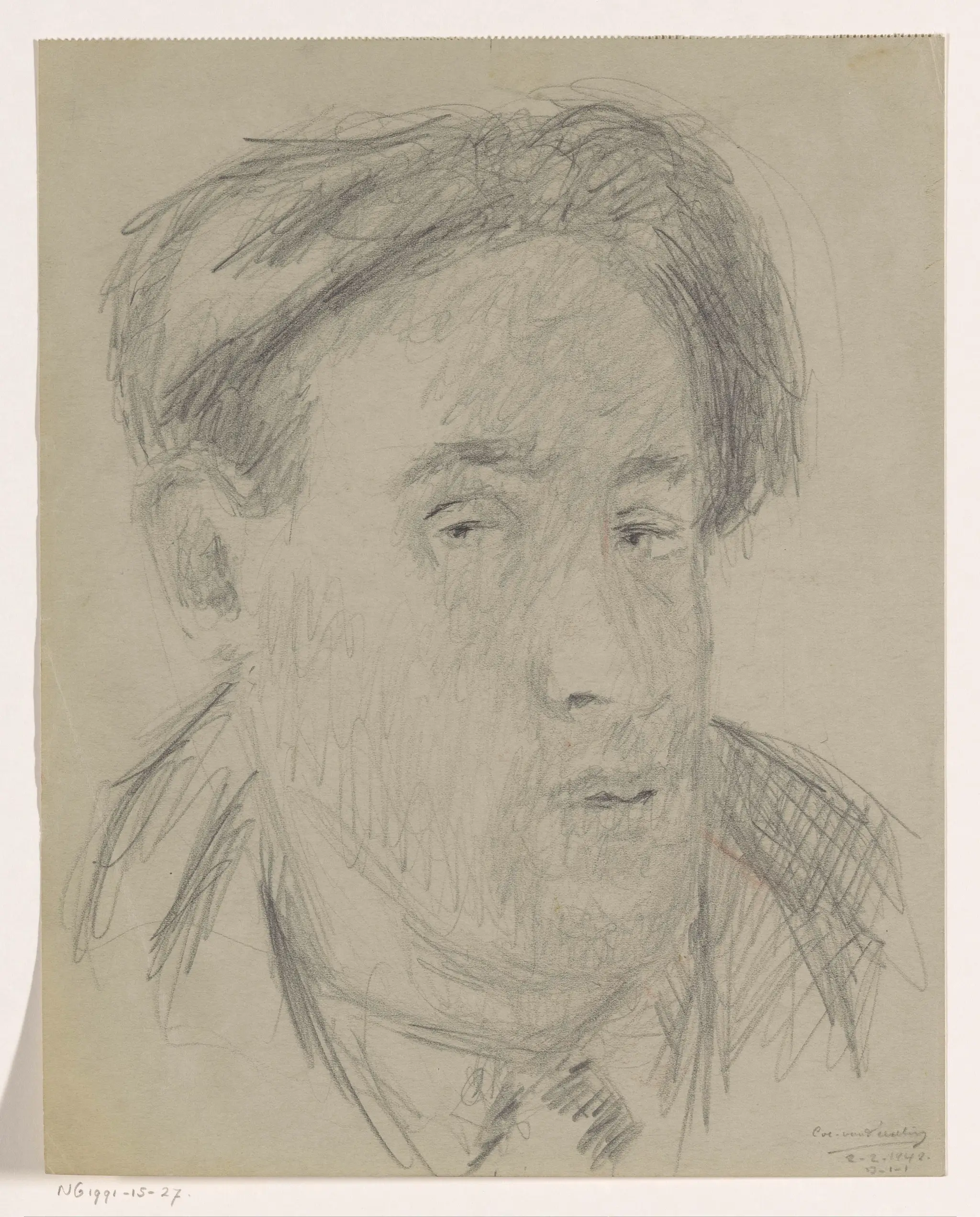Zelfportretten van Cor van Teeseling by Cor van Teeseling