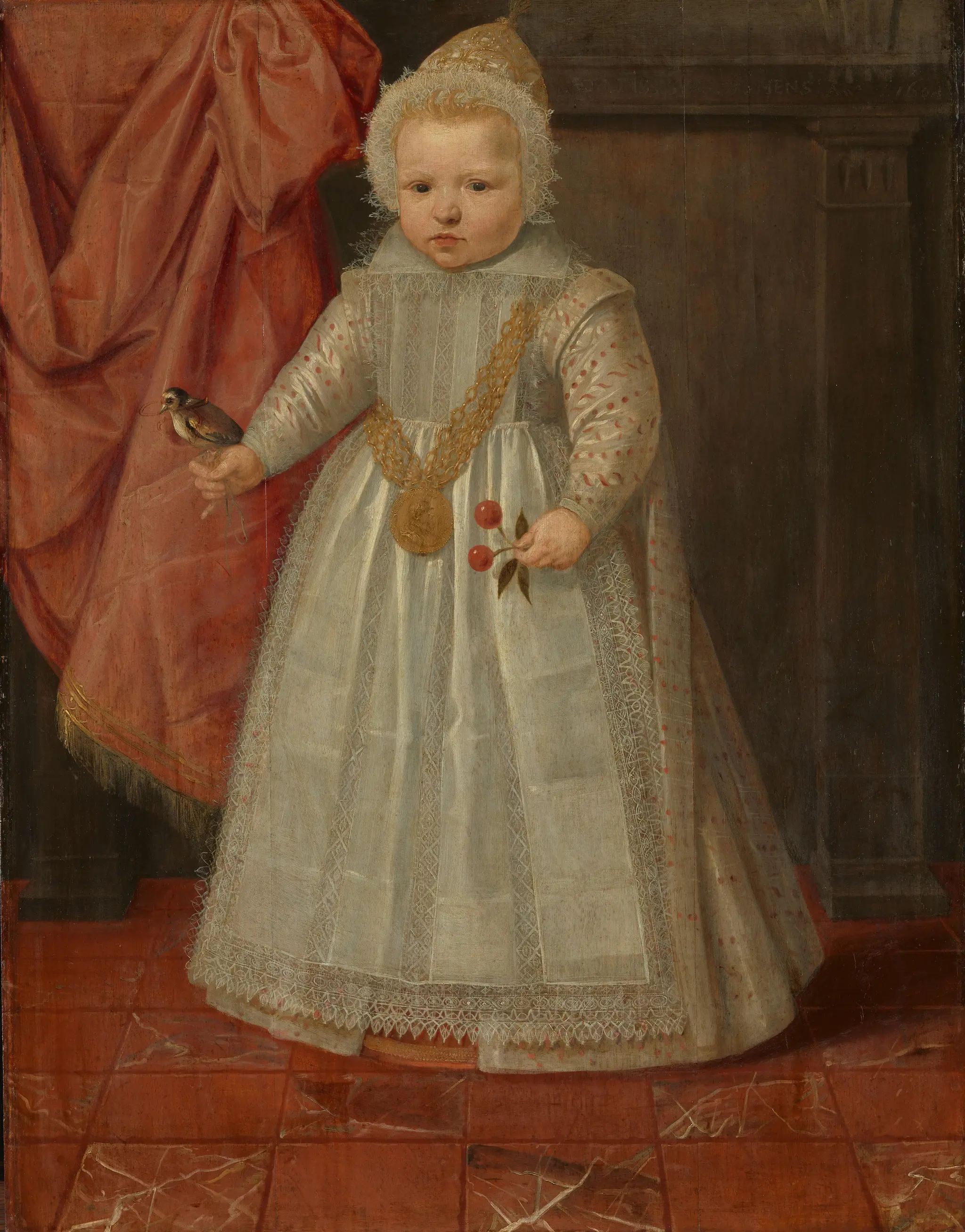 Portrait of a Boy, possibly Louis of Nassau, later Lord of Beverweerd, De Leck, Odijk and Lekkerkerk, Illegitimate Son of Maurice, Prince of Orange, and Margaretha van Mechelen by anonymous
