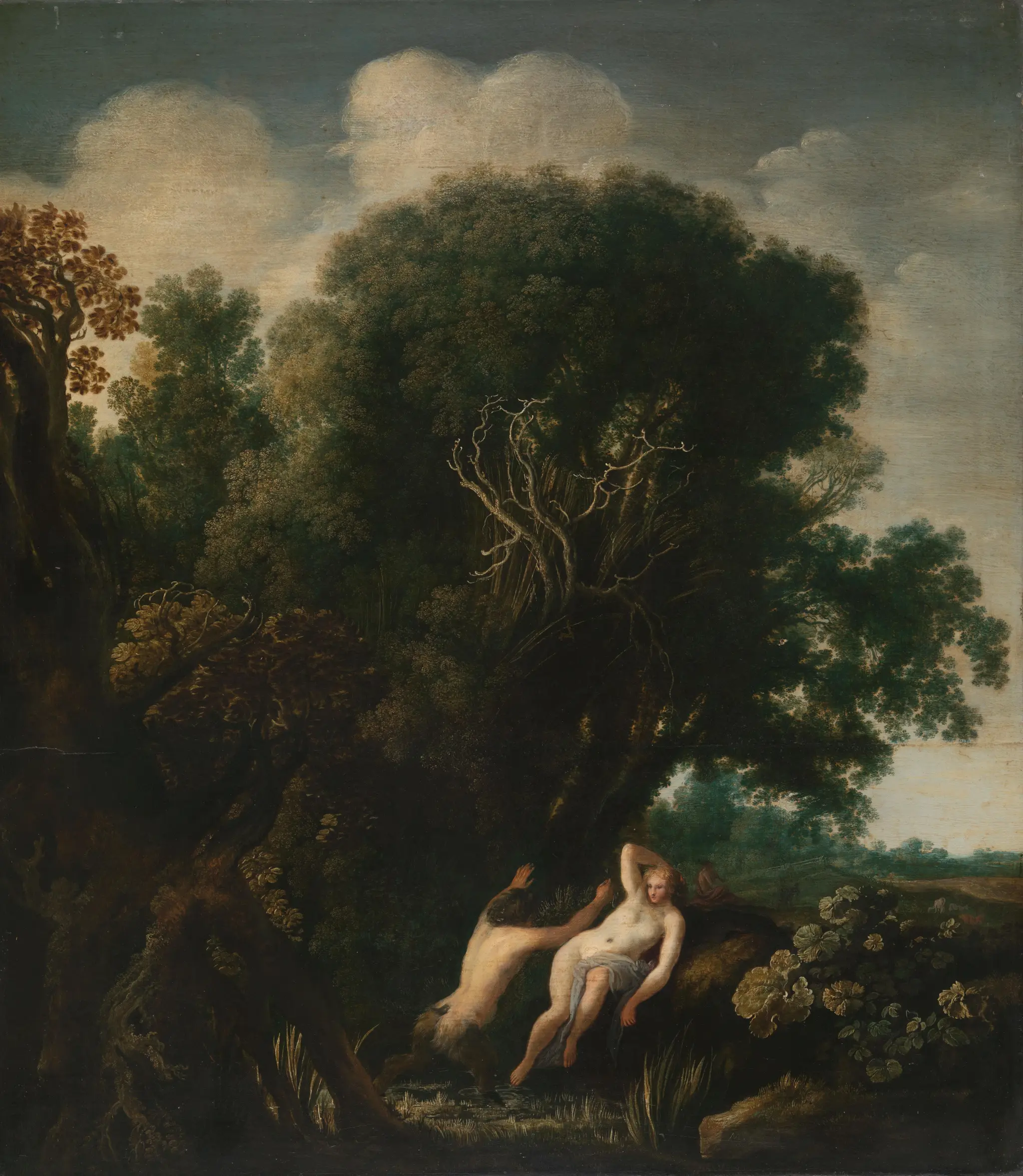 A Bathing Nymph Taken by Surprise by a Satyr by Unknown artist