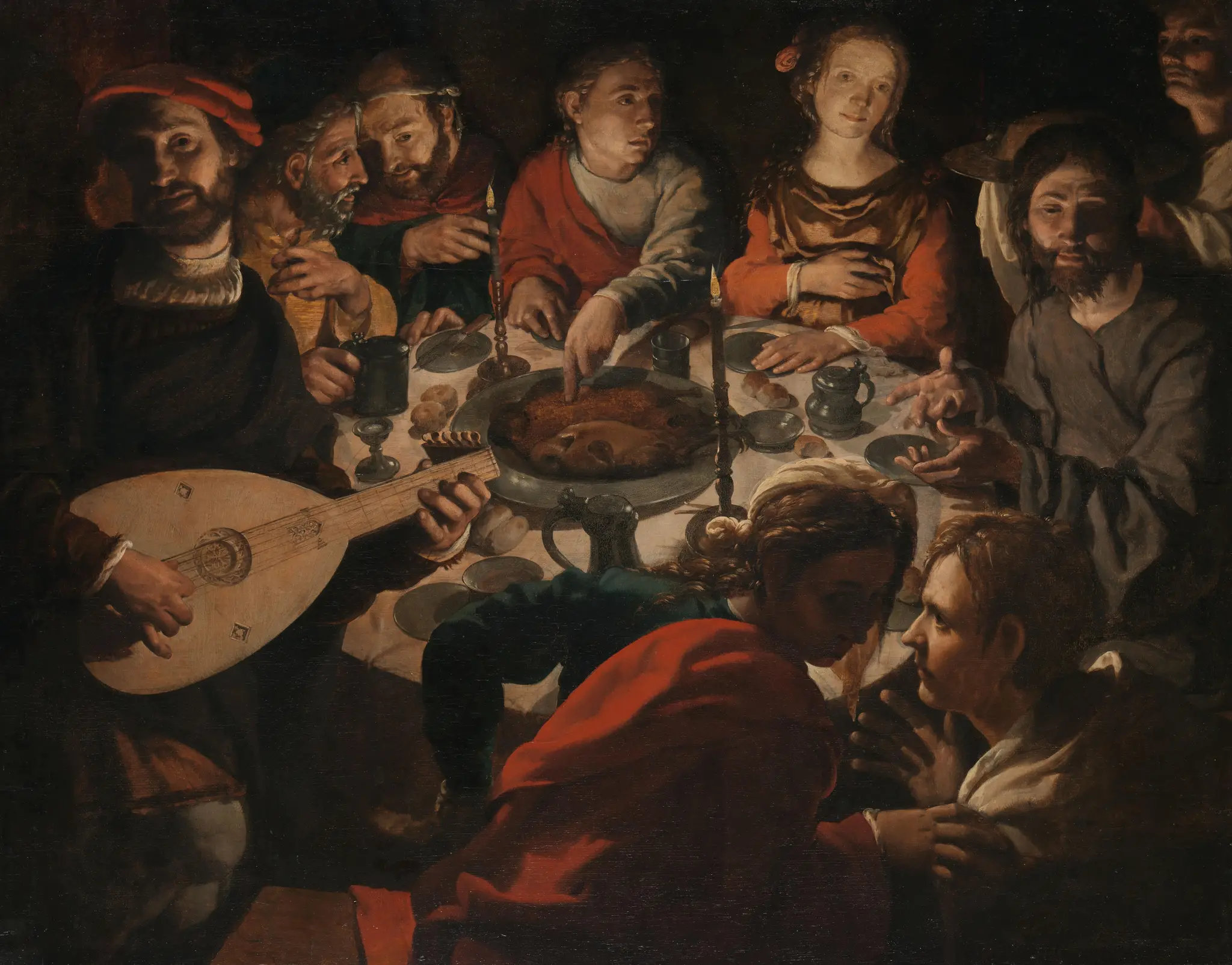 The calling of St John during the marriage at Cana by Unknown artist