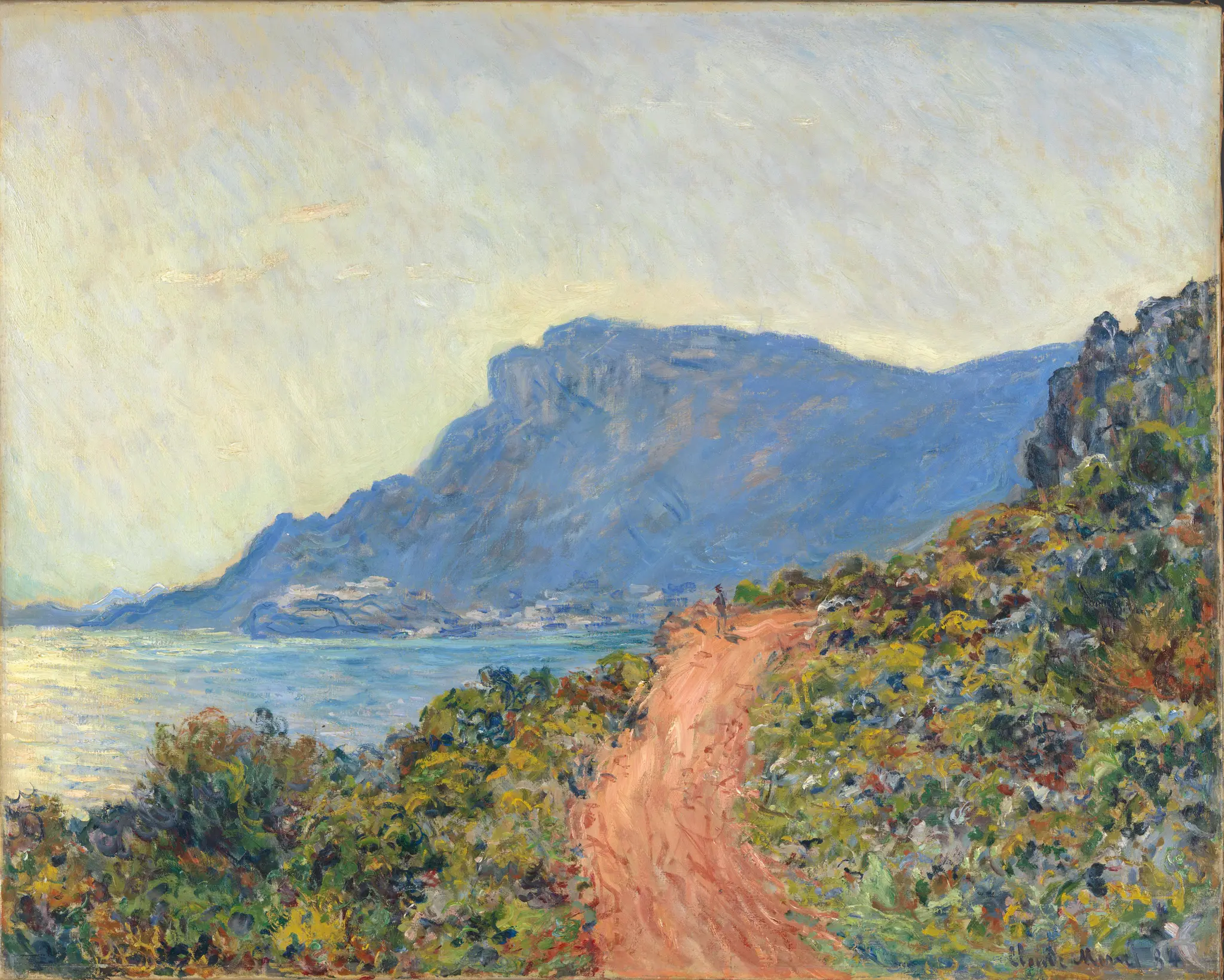 La Corniche near Monaco by Claude Monet