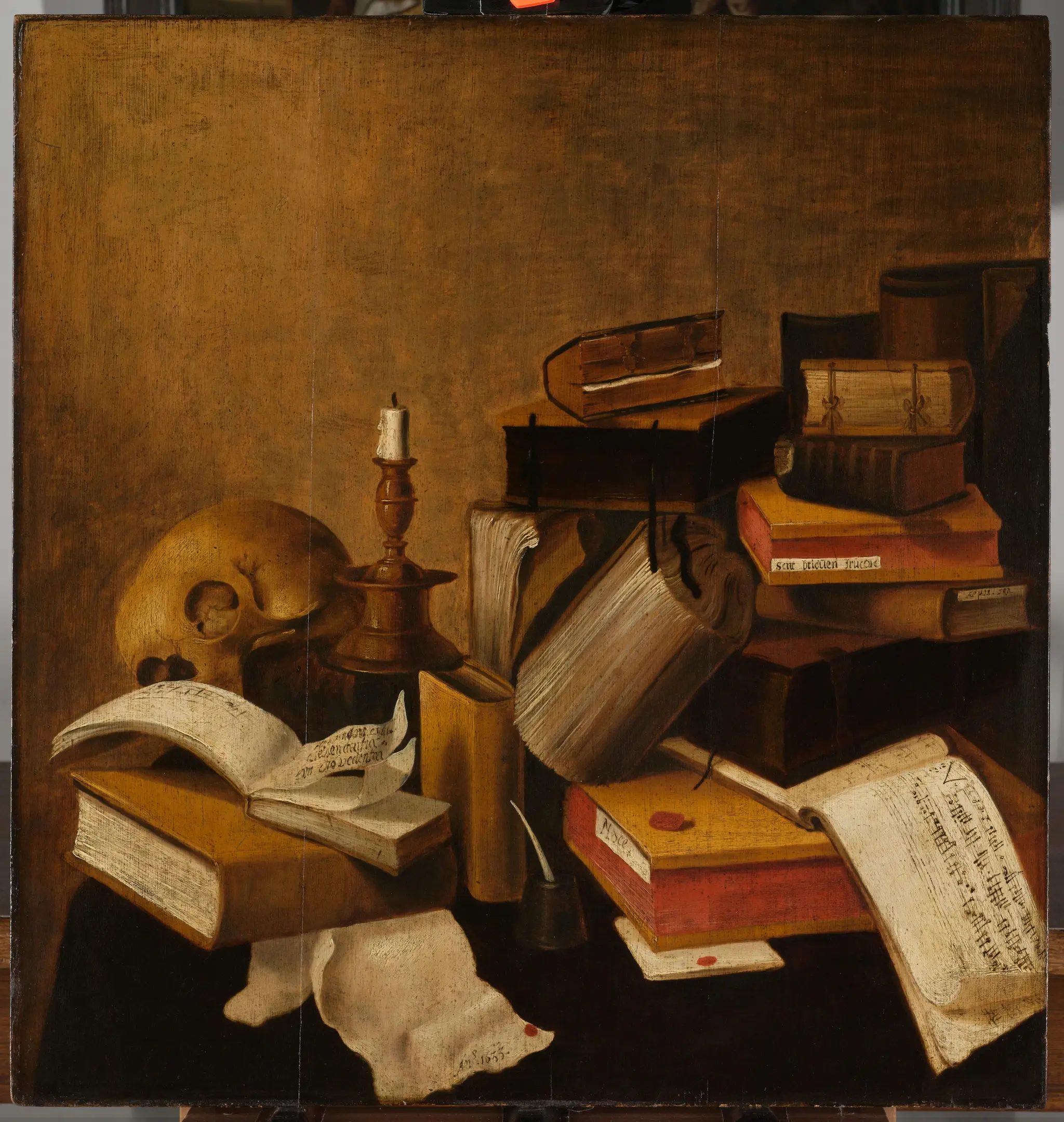 Vanitas Still Life with Books by anonymous