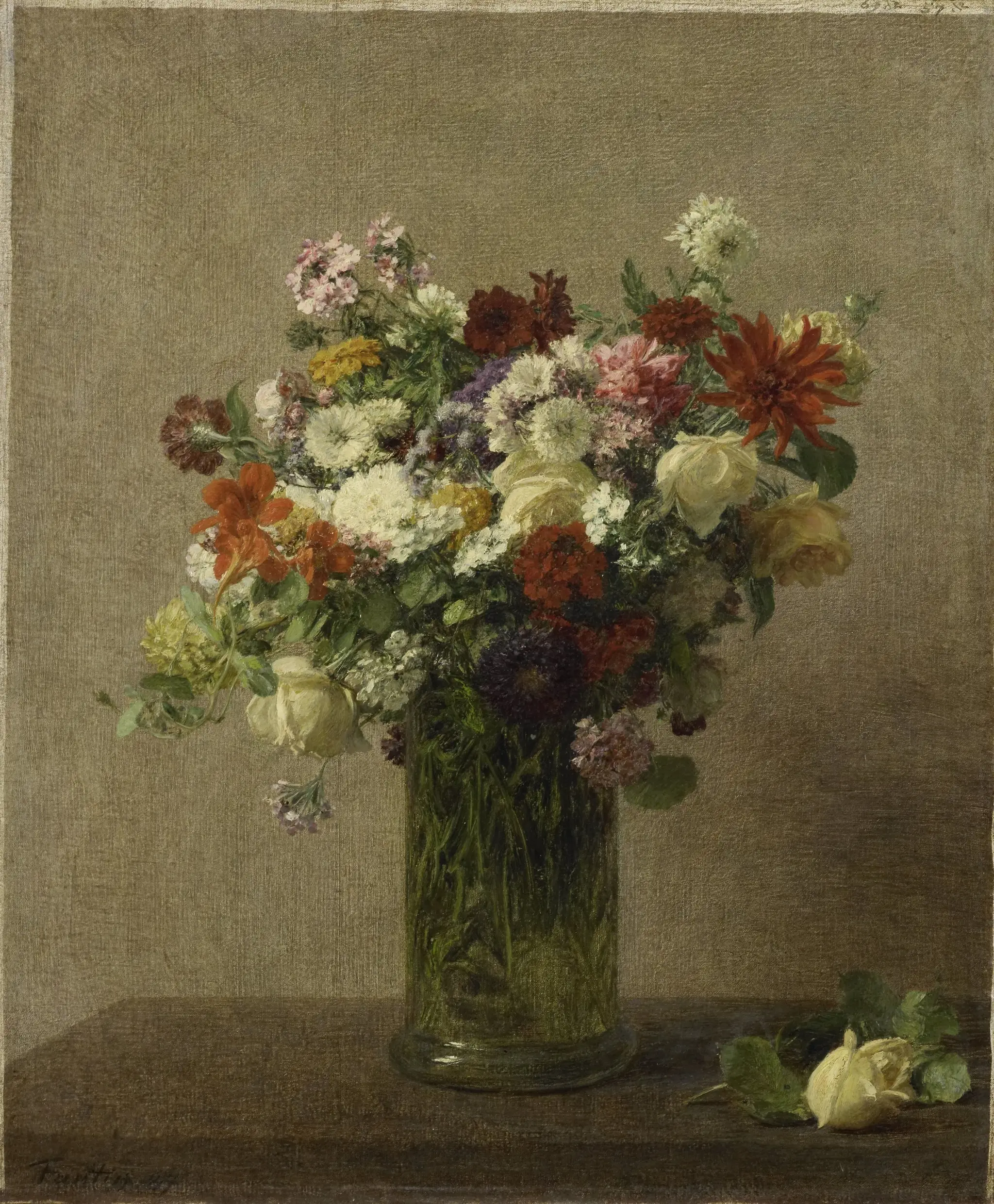 Flowers from Normandy by Henri Fantin-Latour