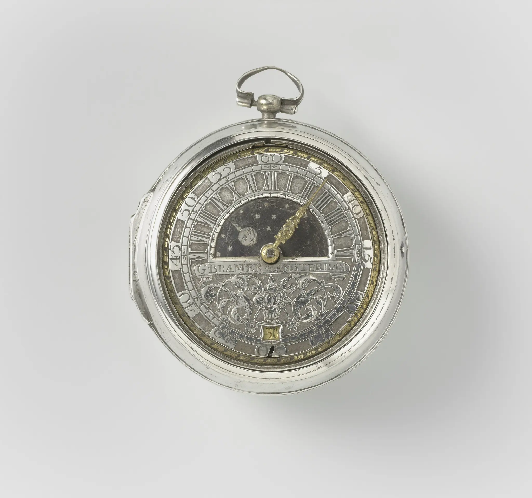 Watch with a Plain Silver Case by Gerrit Bramer