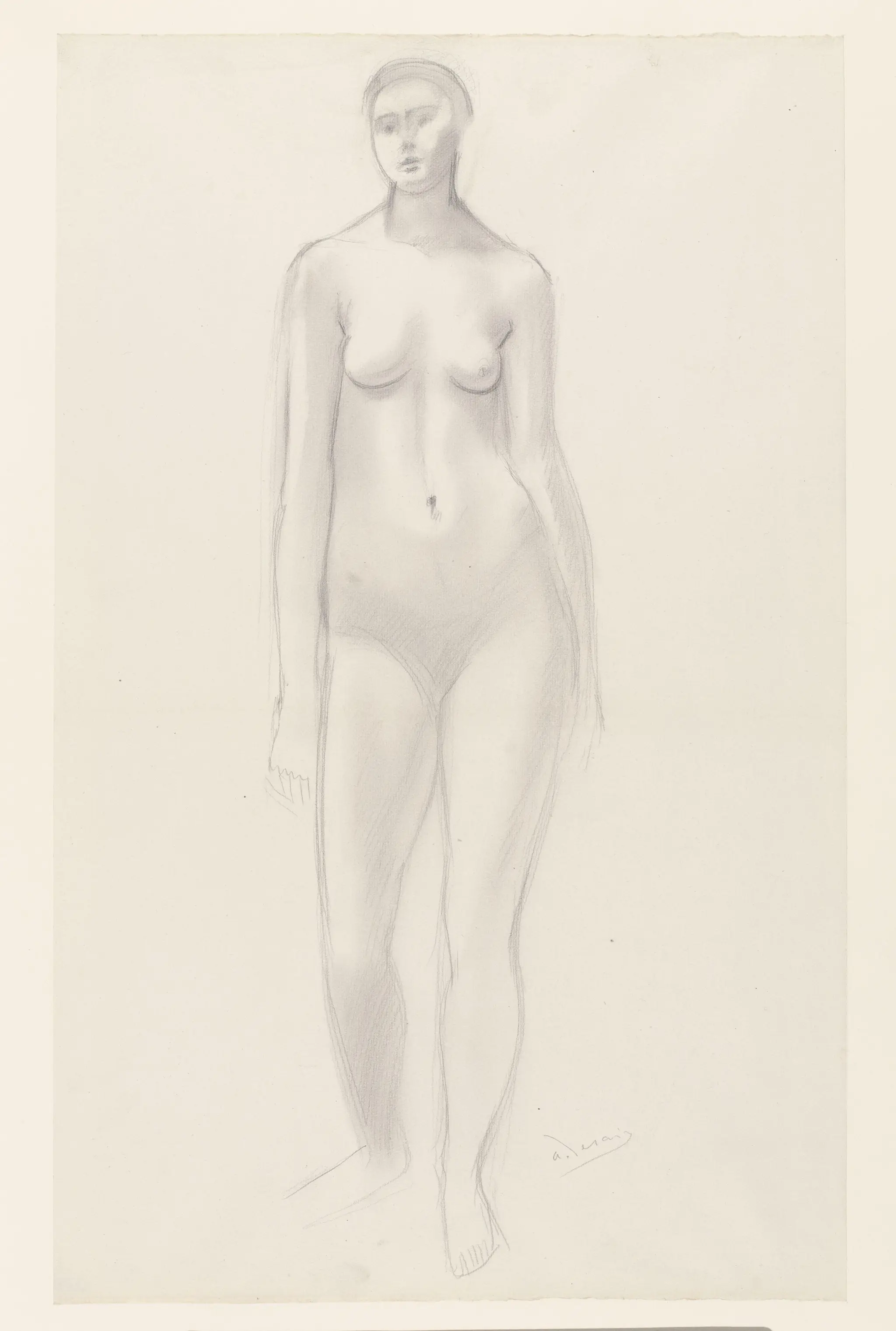 Staande naakte vrouw by André Derain