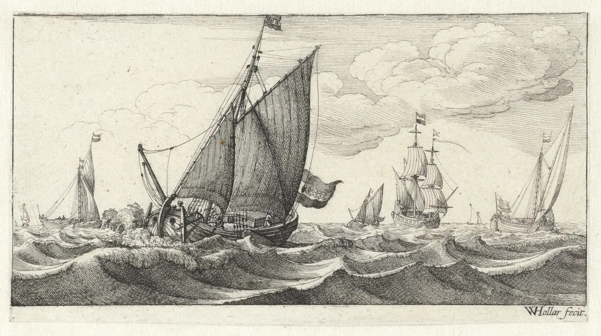 Zeegezichten by Unknown artist