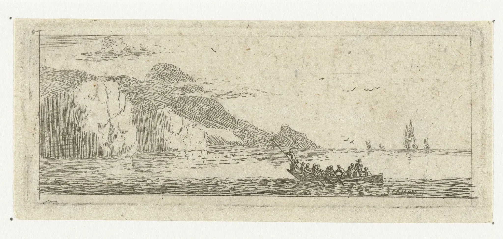 Kleine zeegezichten by Unknown artist
