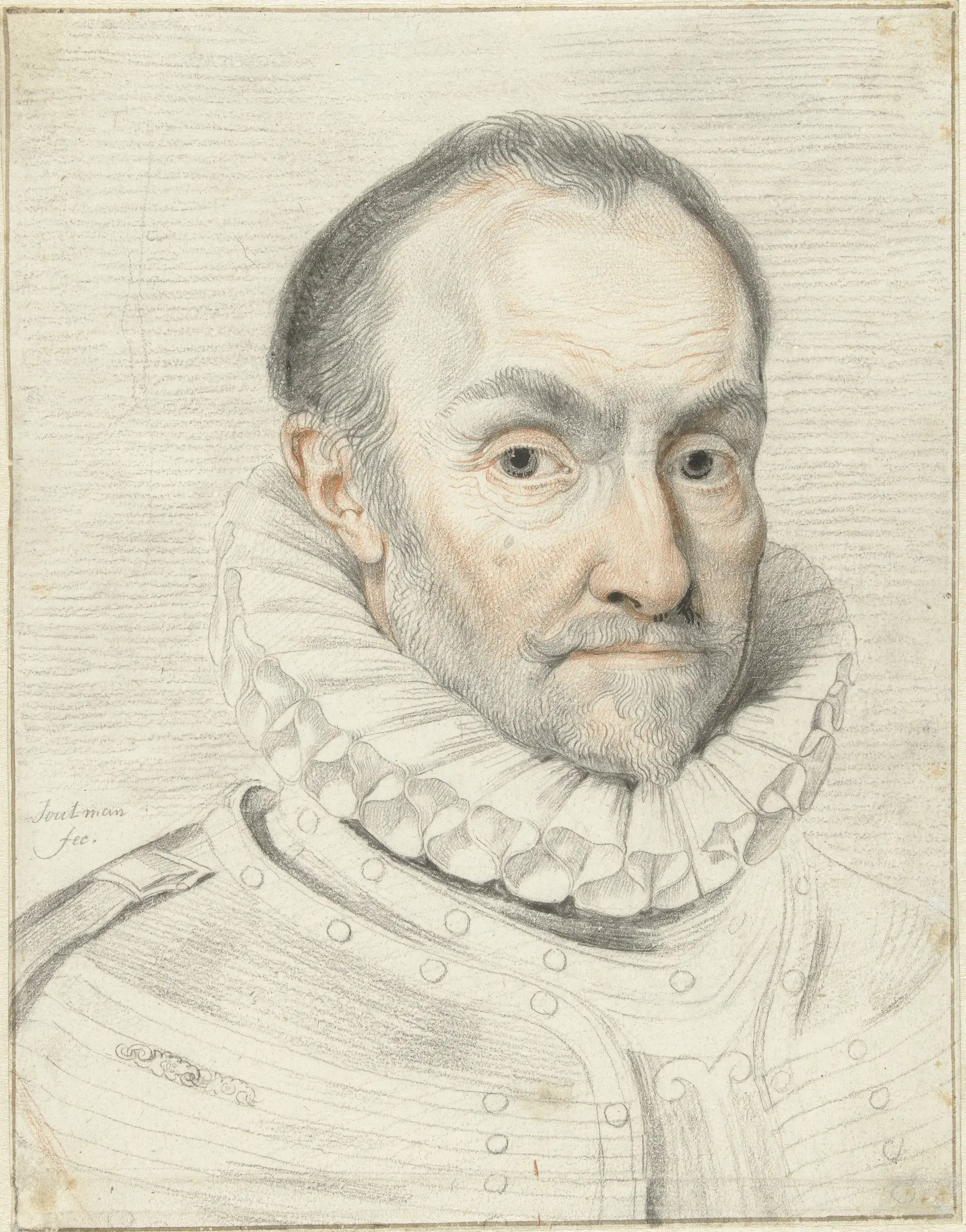 Portret van Prins Willem I by Pieter Claesz. Soutman