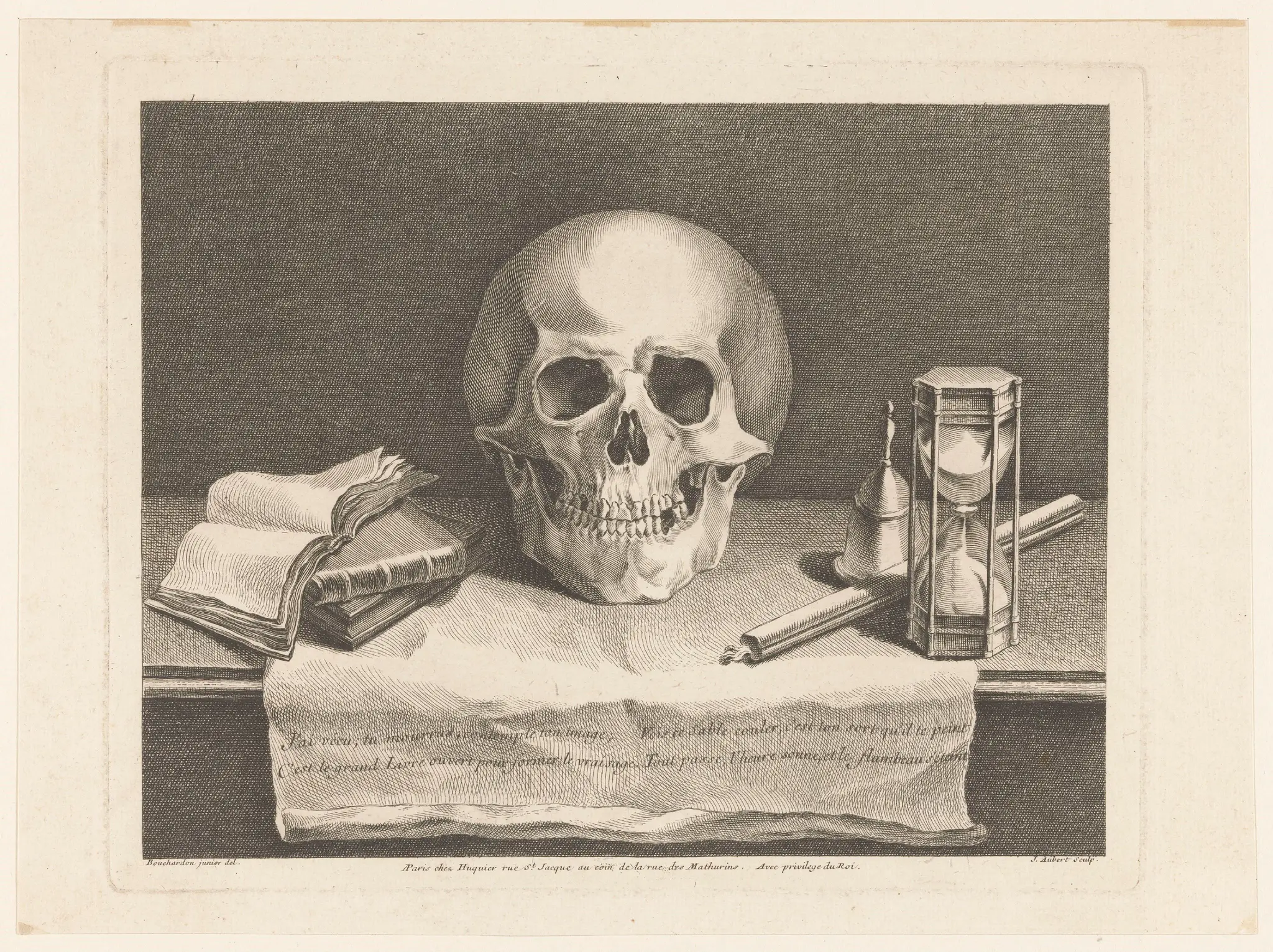 Stilleven met vanitas symbolen by Unknown artist
