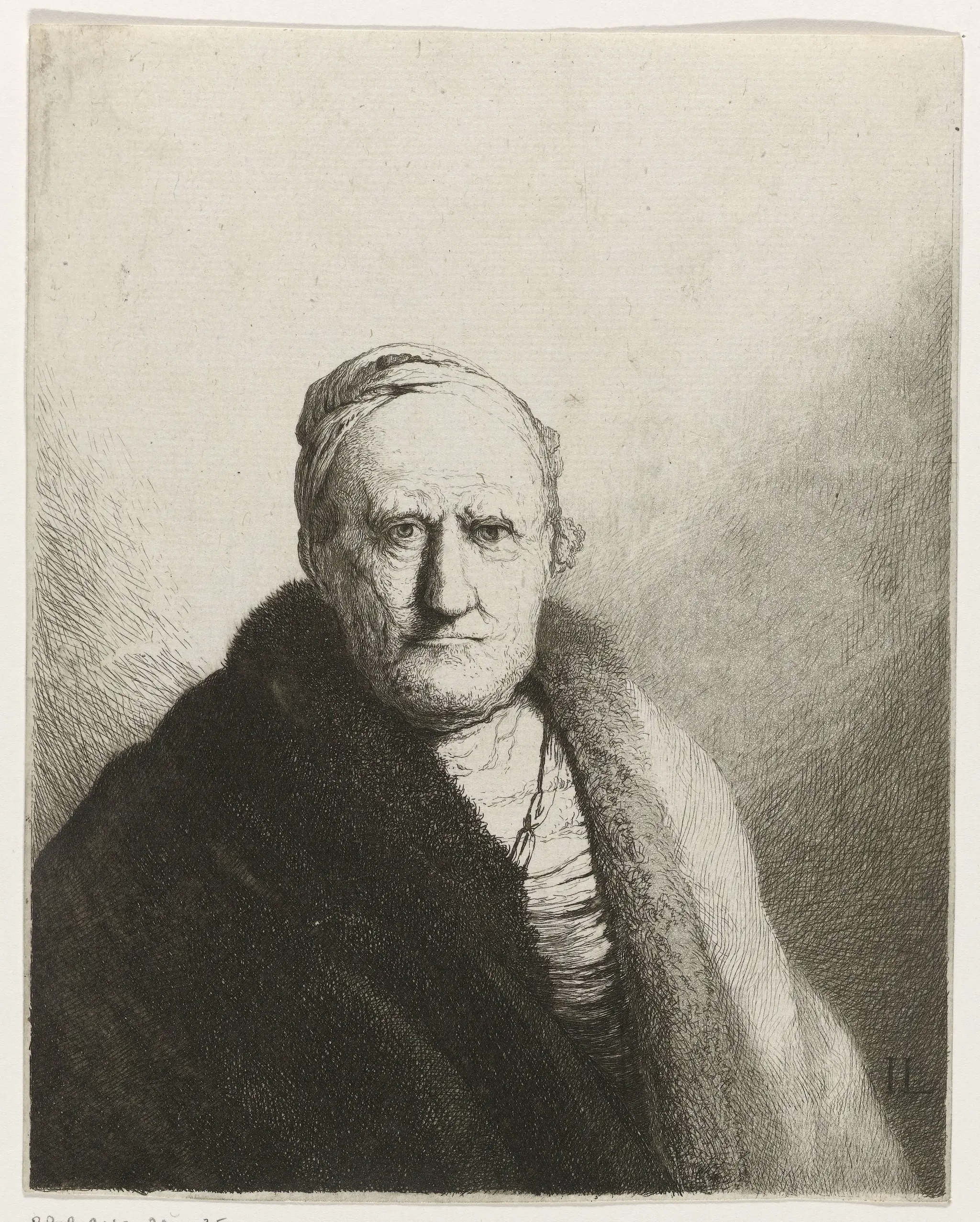 Portrait of a Man in a Fur Coat by Unknown artist