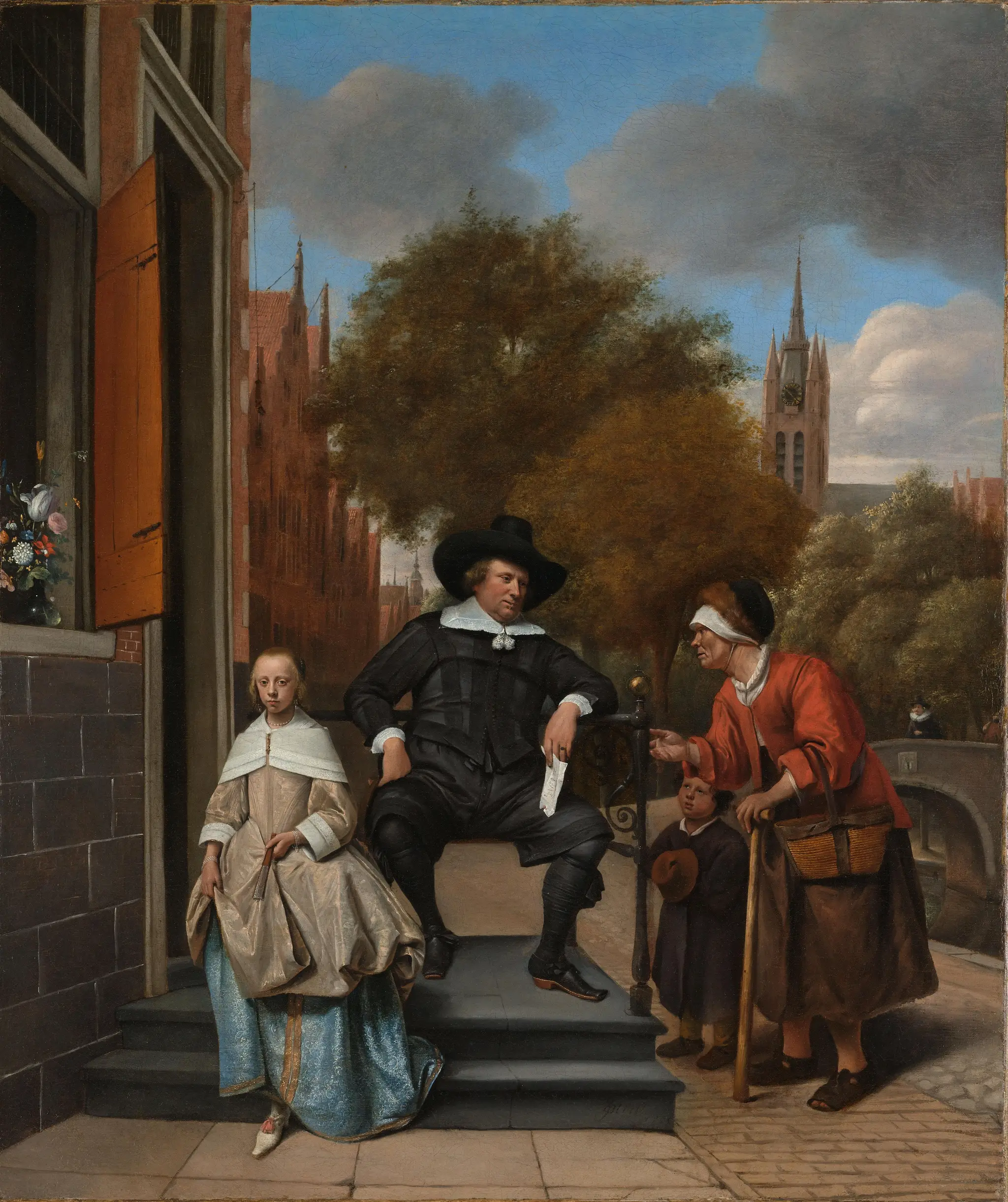 Adolf and Catharina Croeser, Known as ‘The Burgomaster of Delft and his Daughter’ by Jan Havicksz. Steen