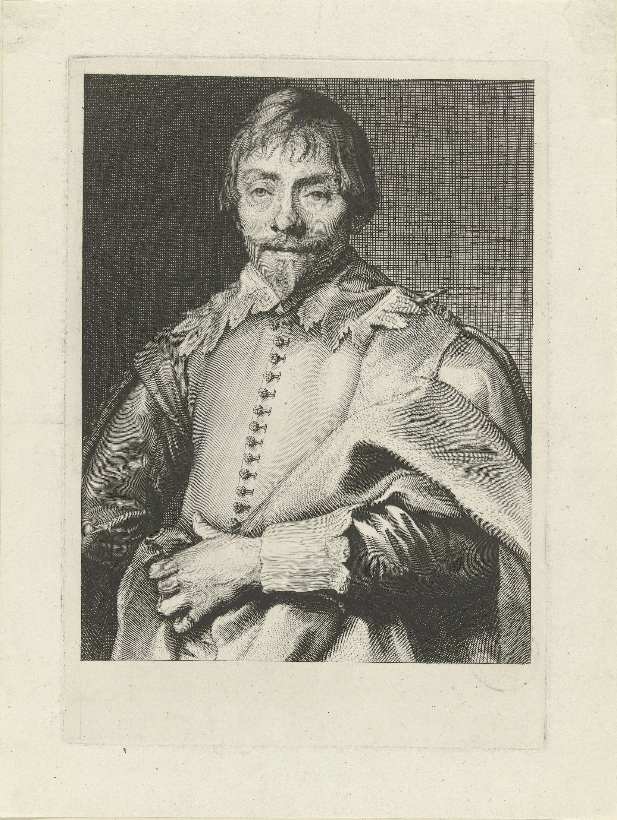 Portret van Willem Hondius by Willem Hondius