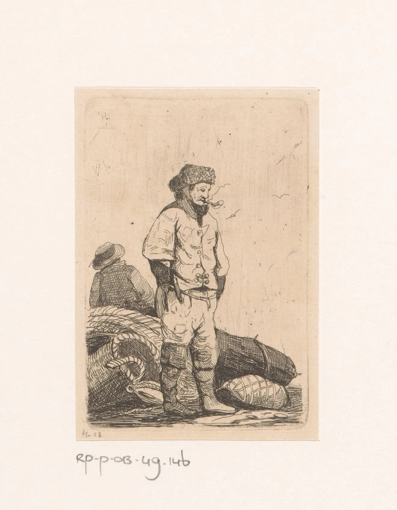 Visser uit Blankenberge by Egidius Linnig