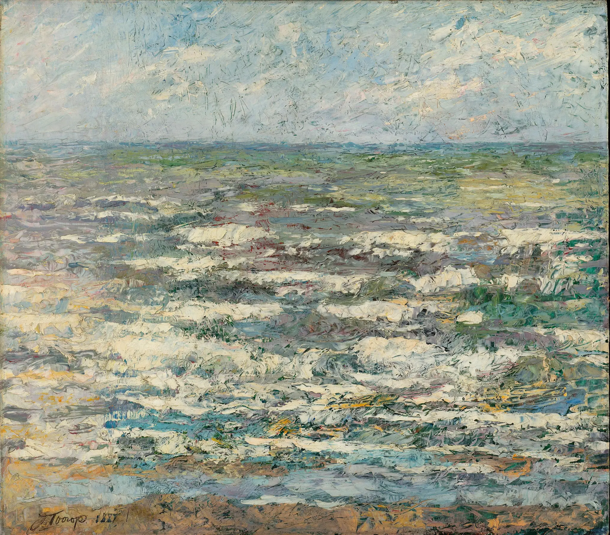 Sea at Katwijk by Jan Toorop