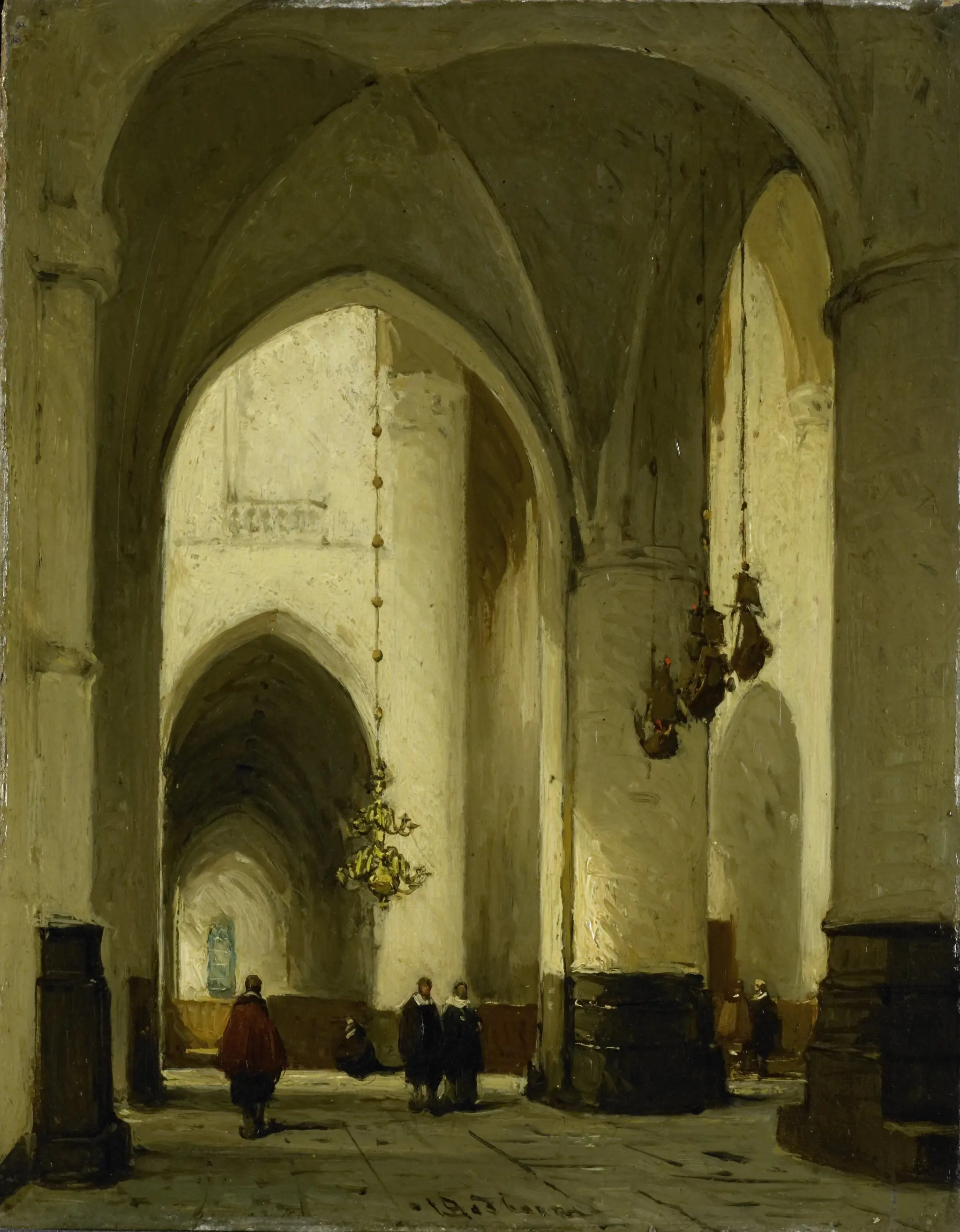Interior of the Church of St Bavo in Haarlem by Johannes Bosboom