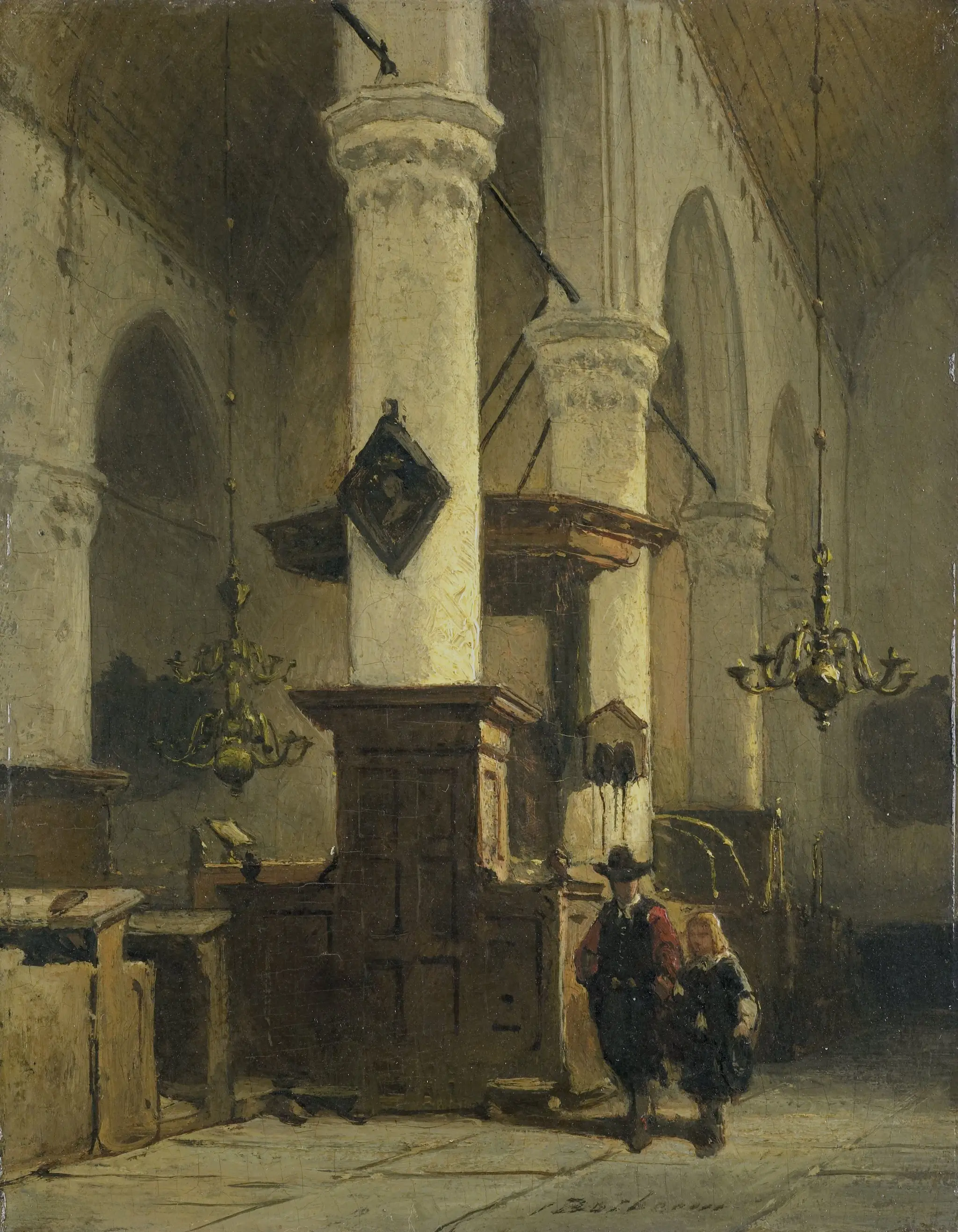 Church Interior by Unknown artist