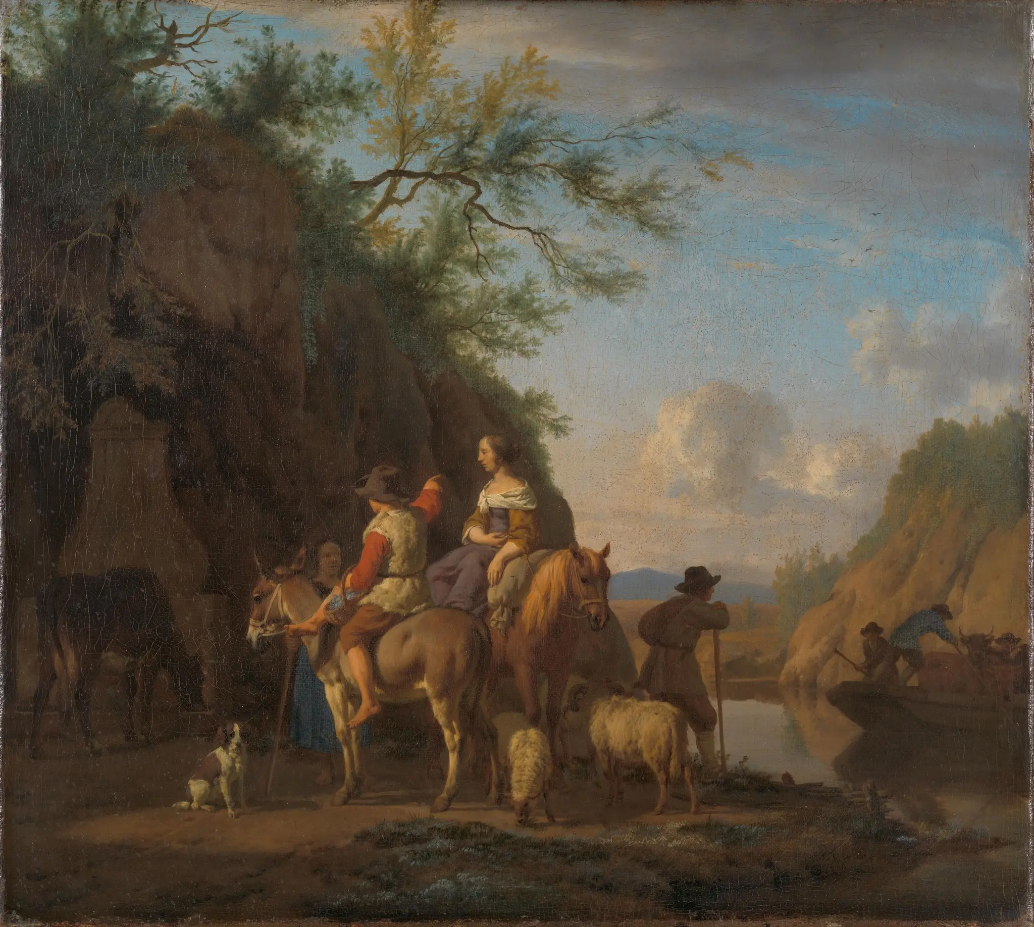 Ferry Boat by Adriaen van de Velde