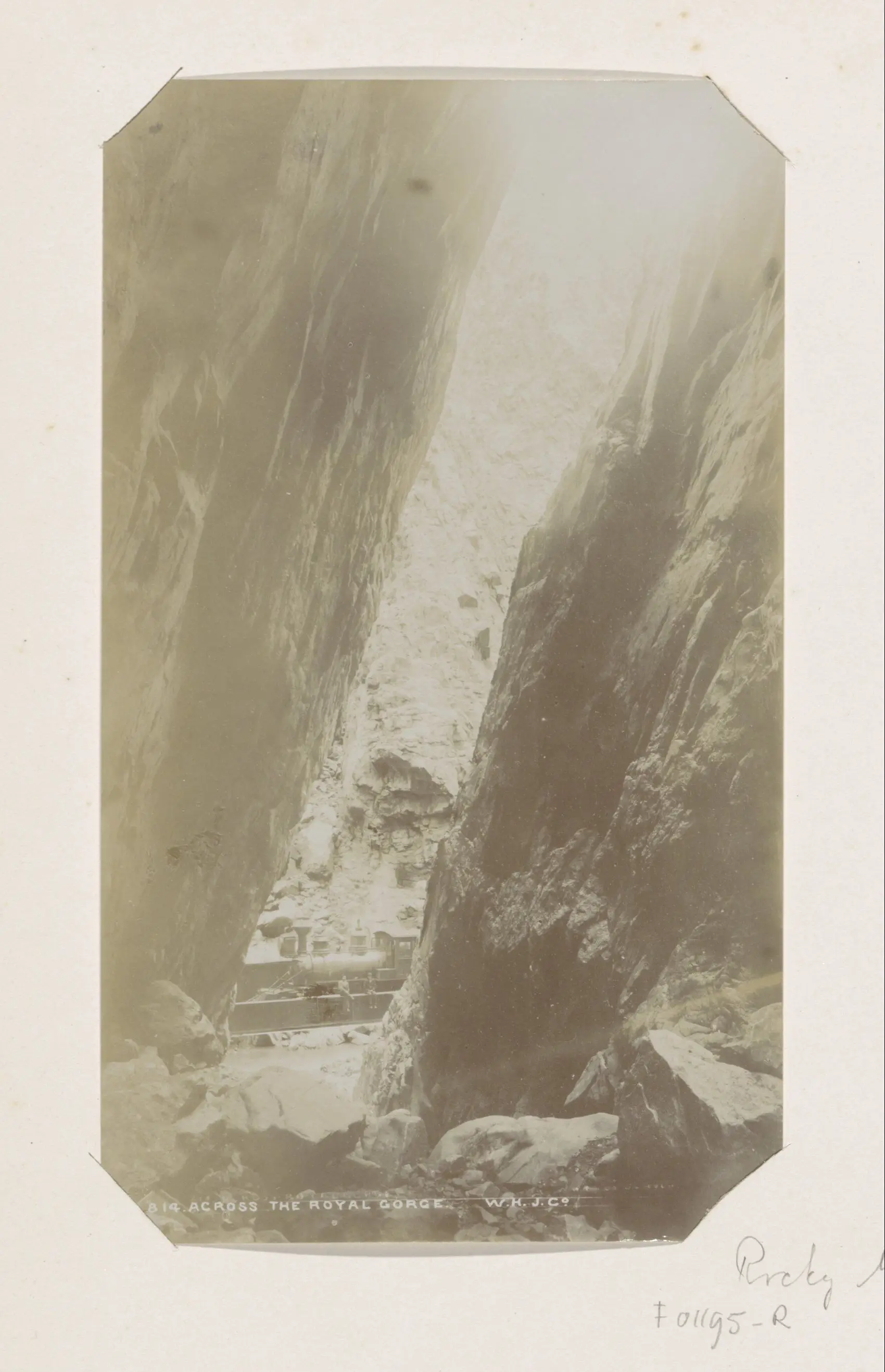 Across the Royal Gorge by William Henry Jackson