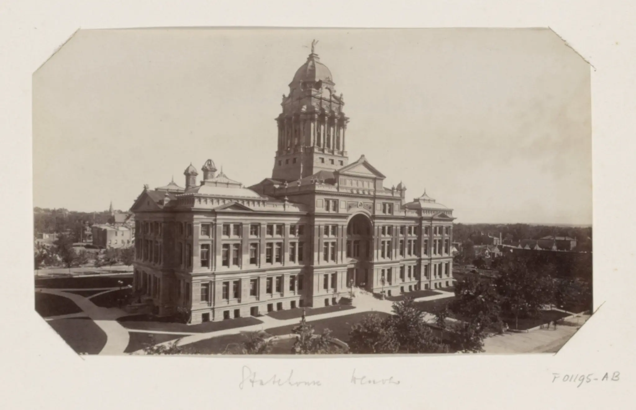 Parlementsgebouw in Denver (vermoedelijk) by William Henry Jackson