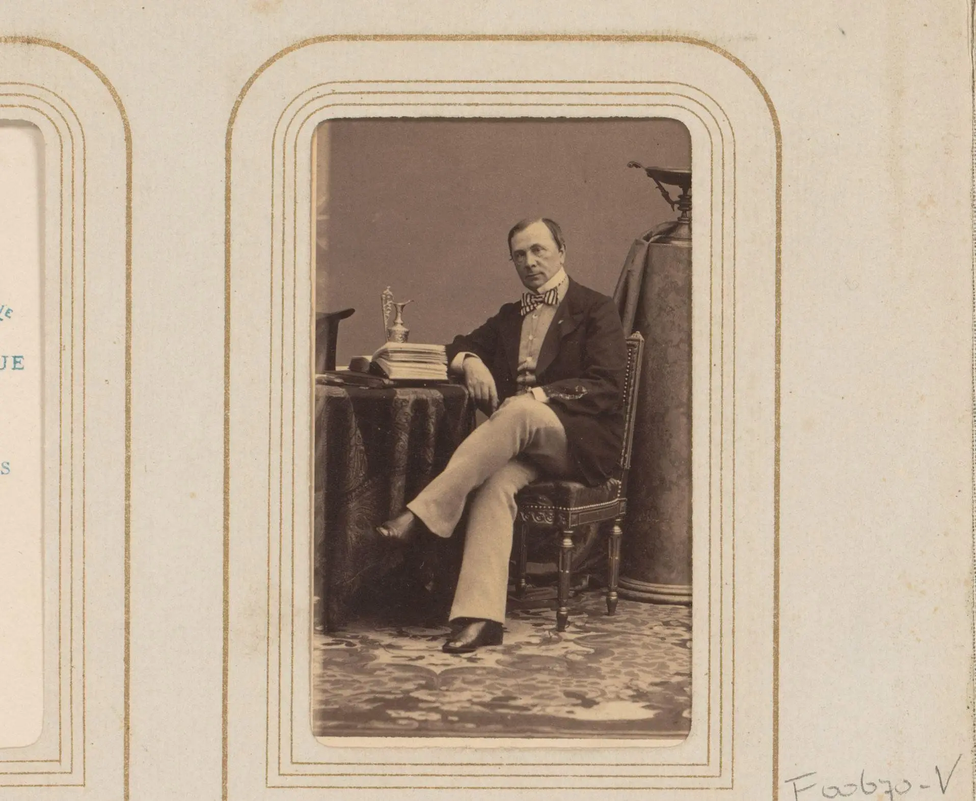 Portret van Émile de Girardin by André-Adolphe-Eugène Disdéri