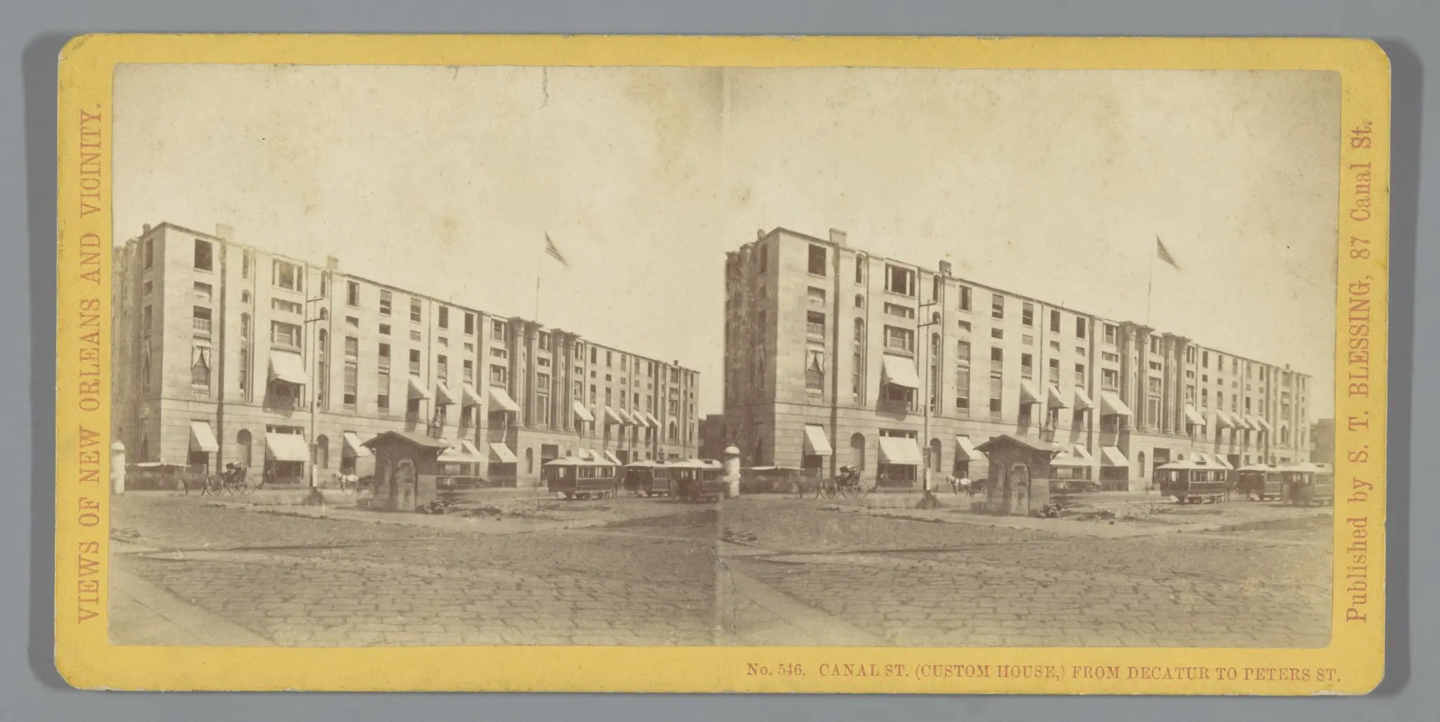 Canal St. (Custom House,) from Decatur to Peters St. by anonymous