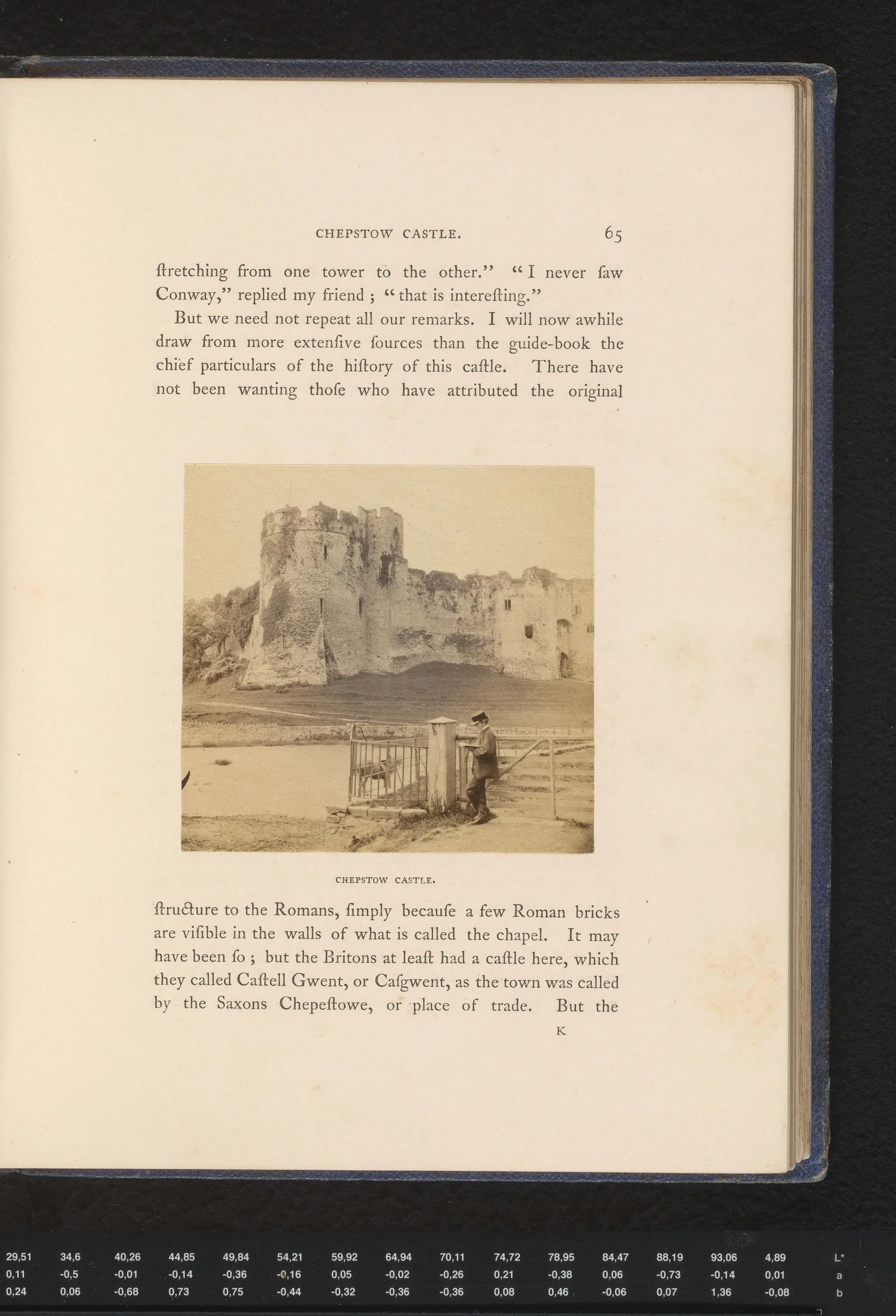 Chepstow Castle by Francis Bedford