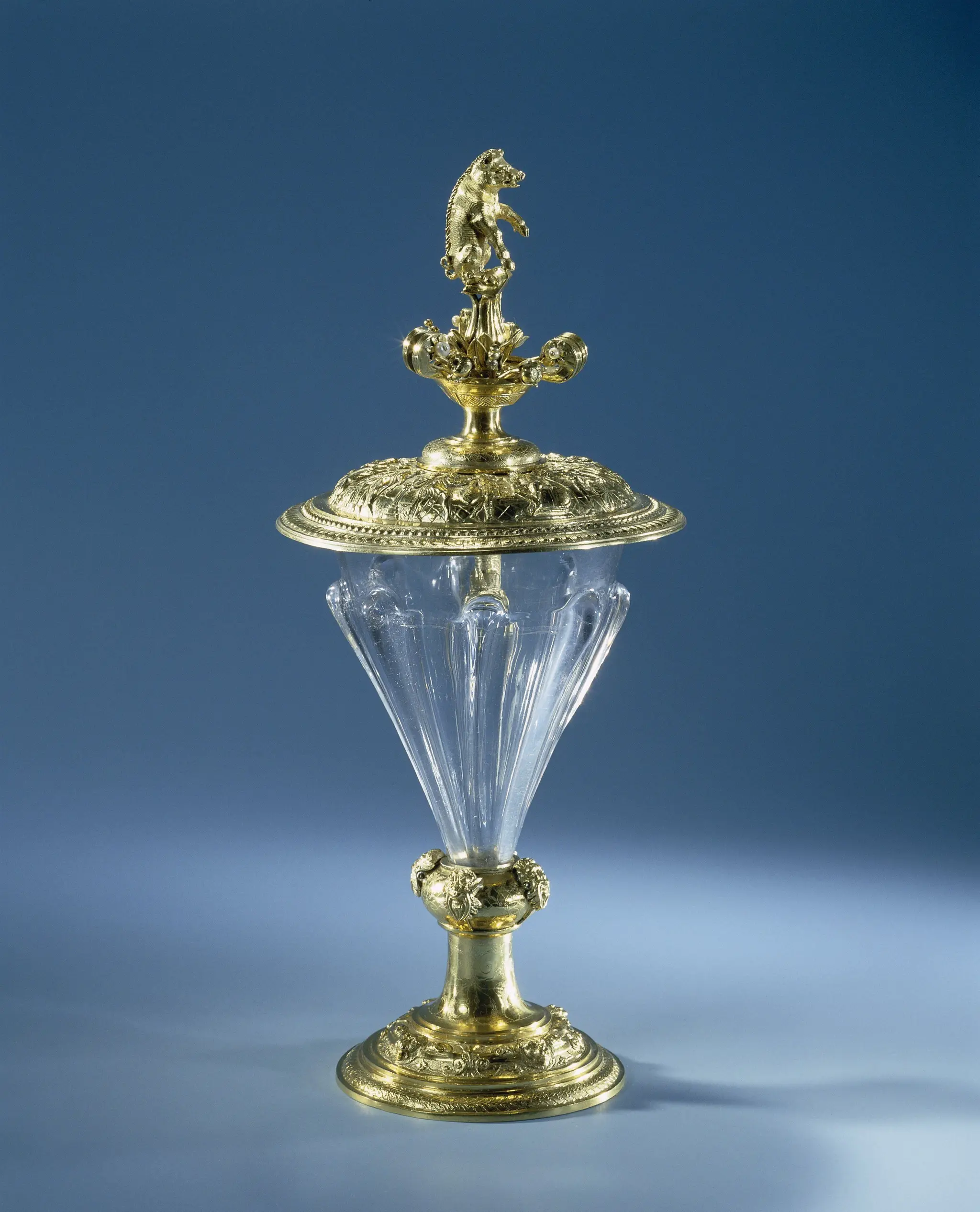 Goblet with cover by Reinier van Jaersvelt