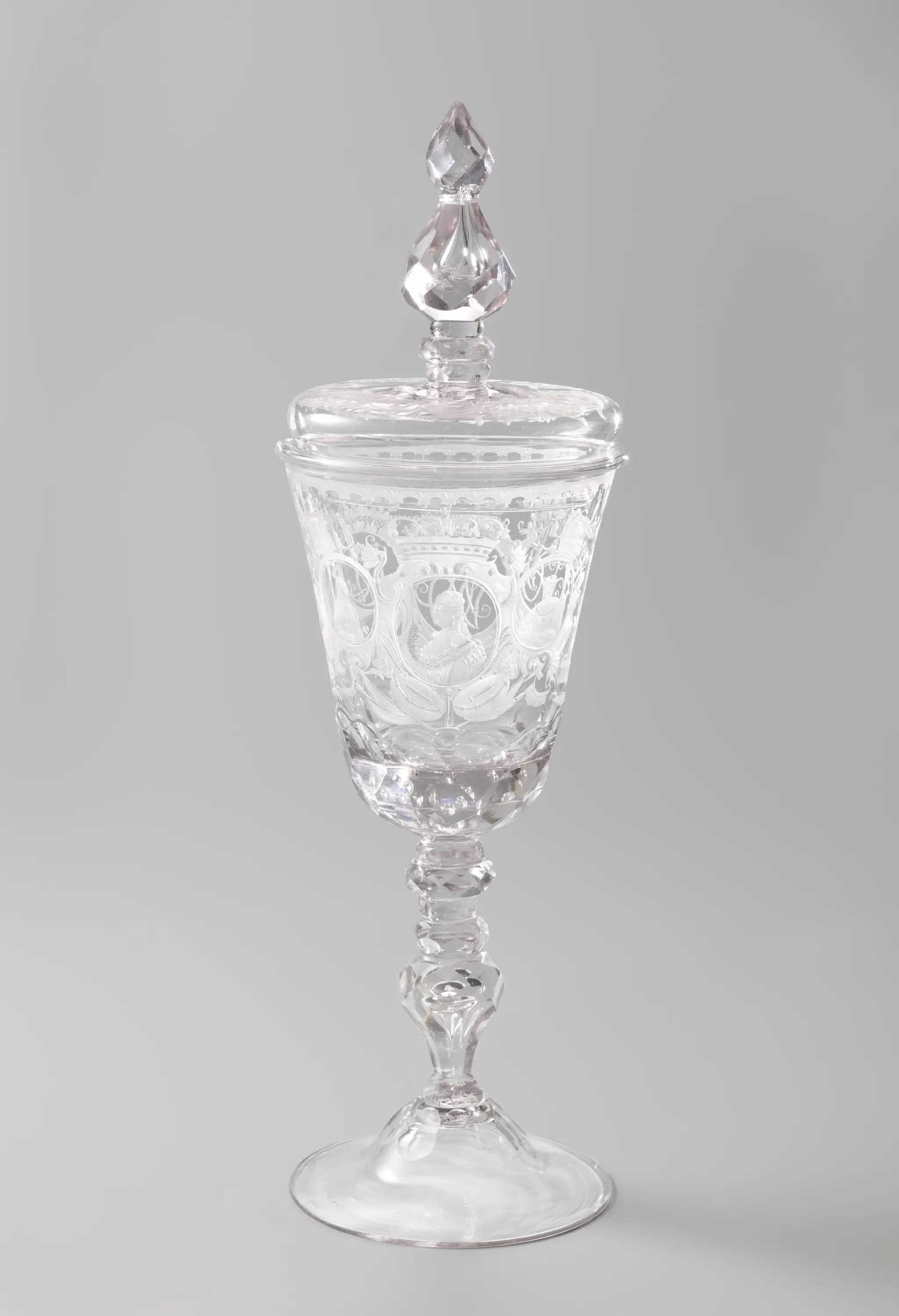 Lidded goblet by anonymous
