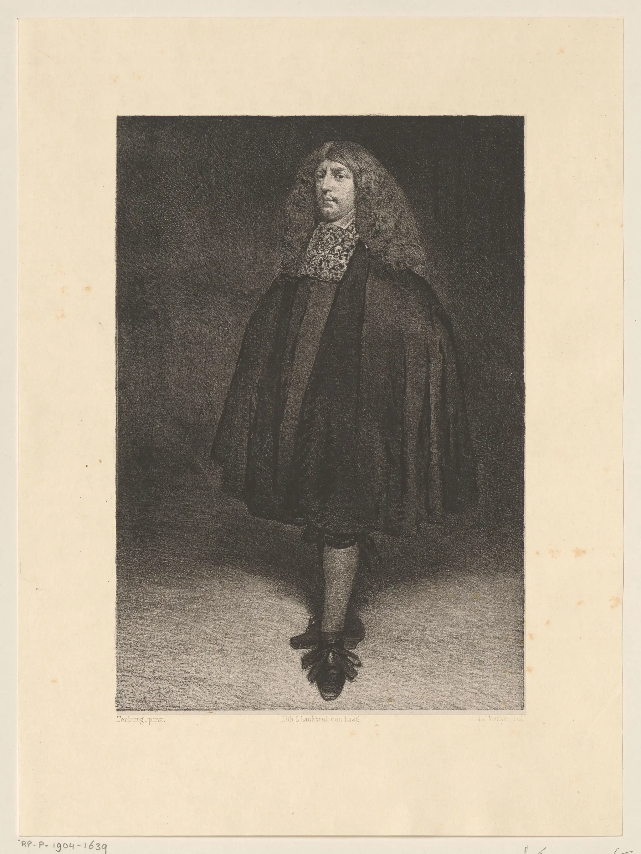 Portret van Gerard ter Borch by Unknown artist