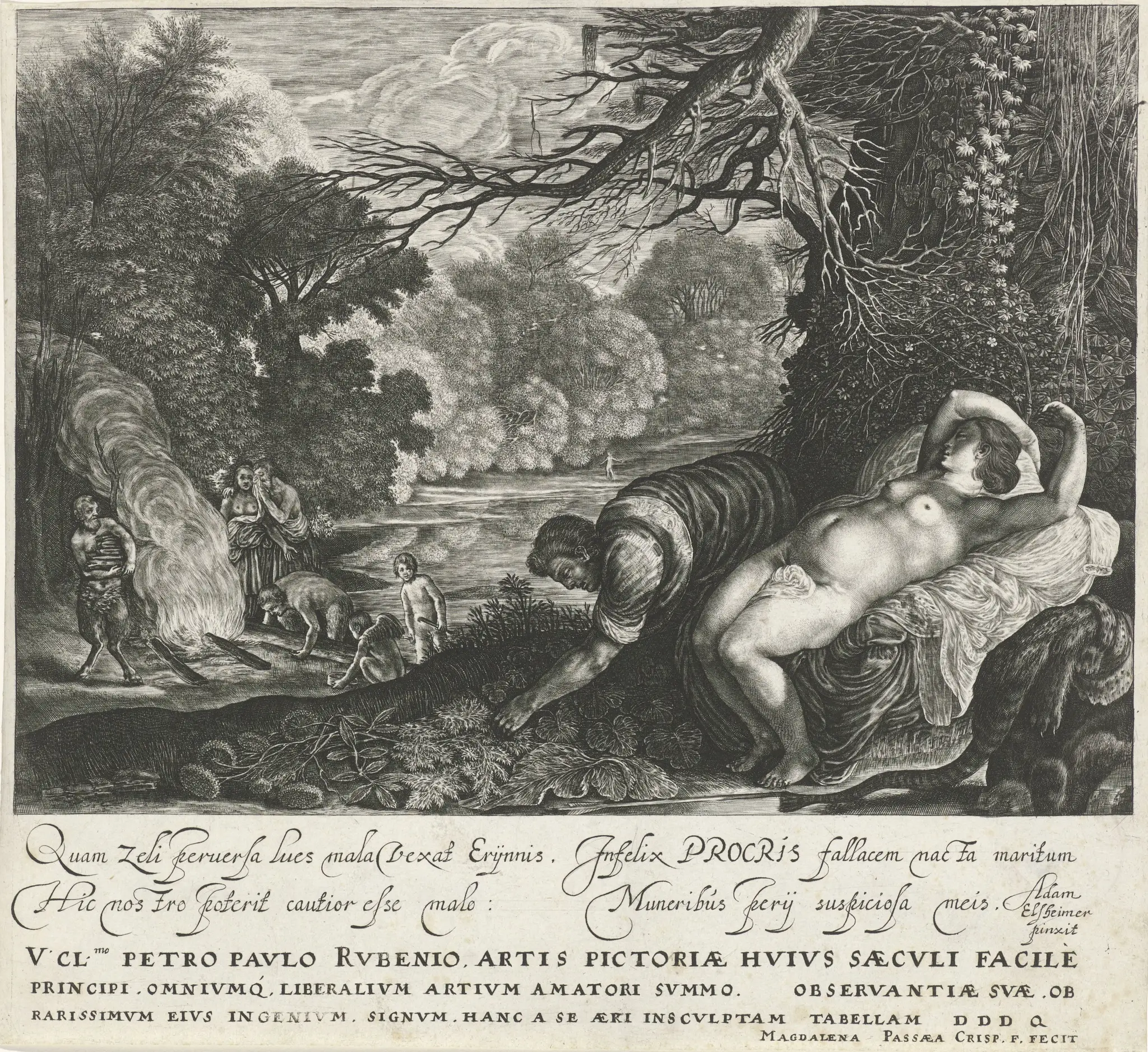 Cephalus and Procris by Unknown artist