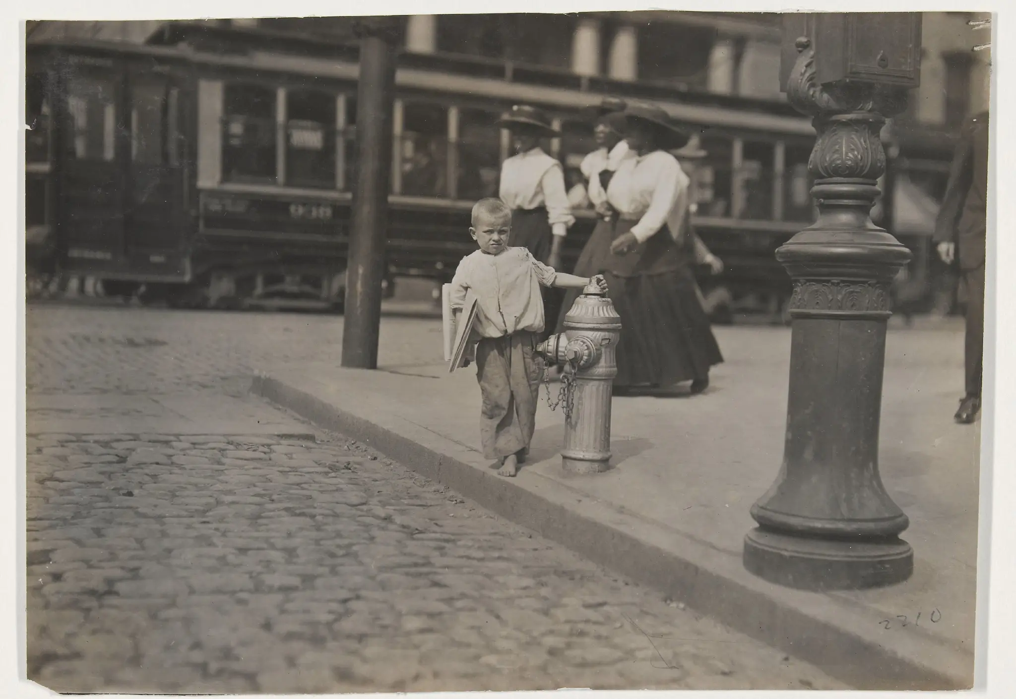 Newspaper Vendor by Lewis Wickes Hine