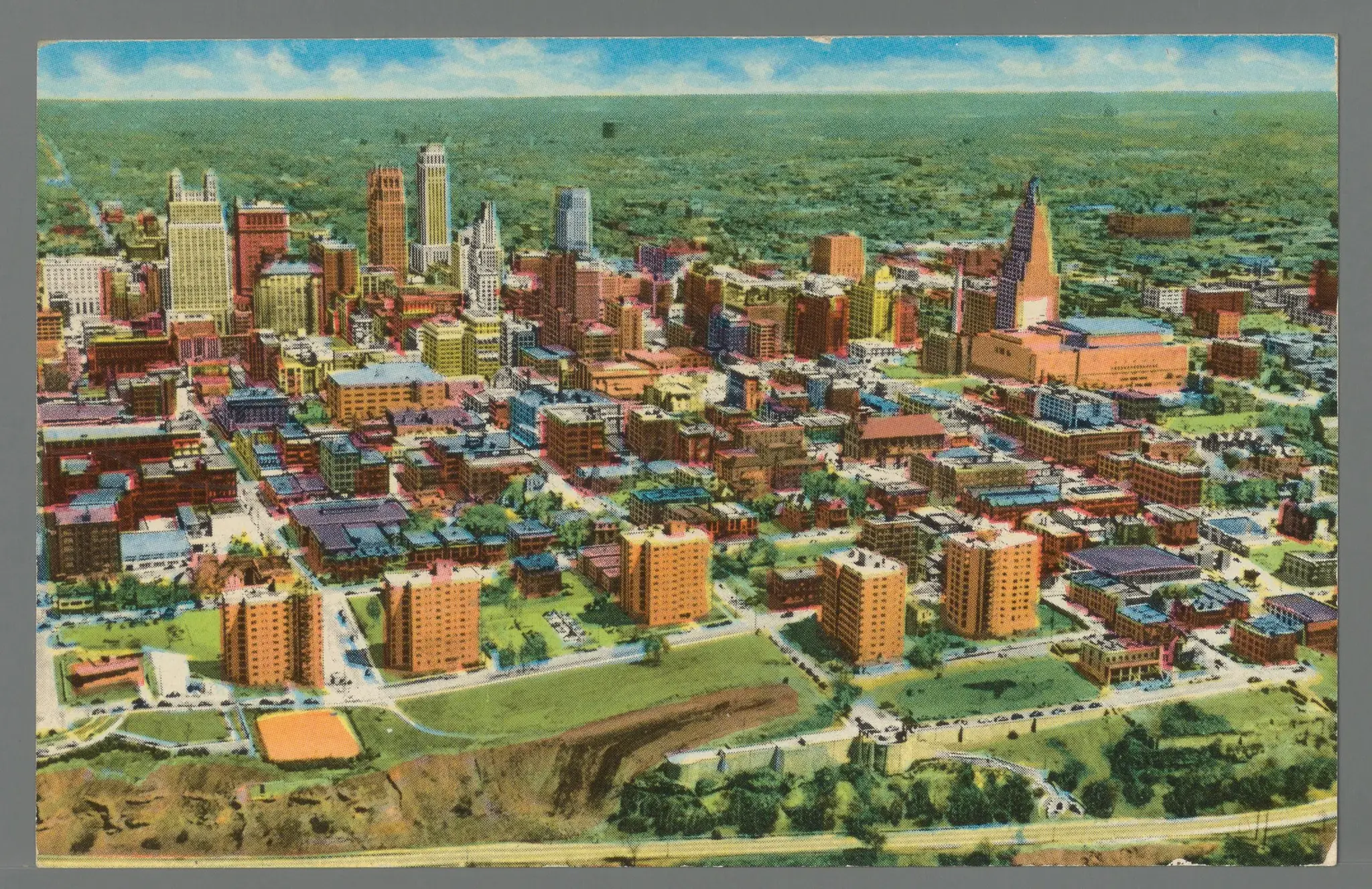 Aerial view of Kansas City, Missouri (...) by anonymous