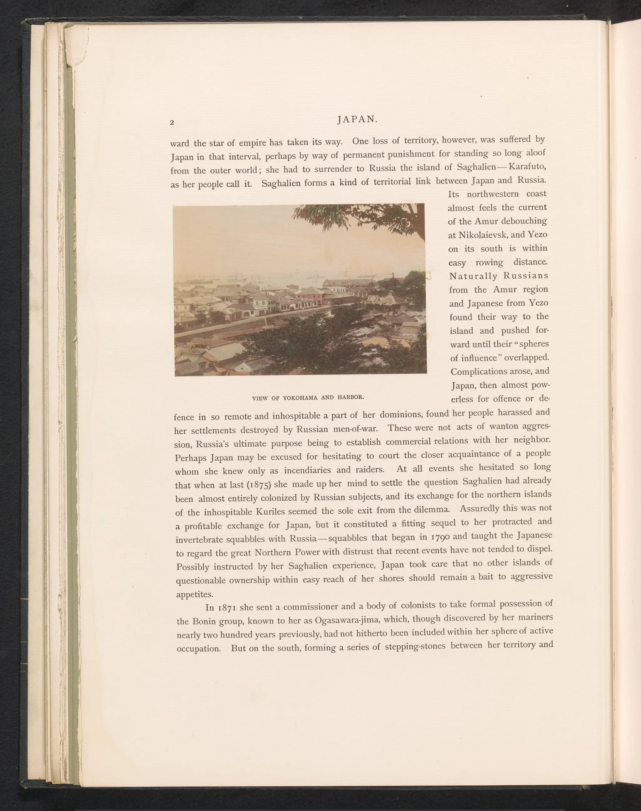 View of Yokohama and harbor by anonymous