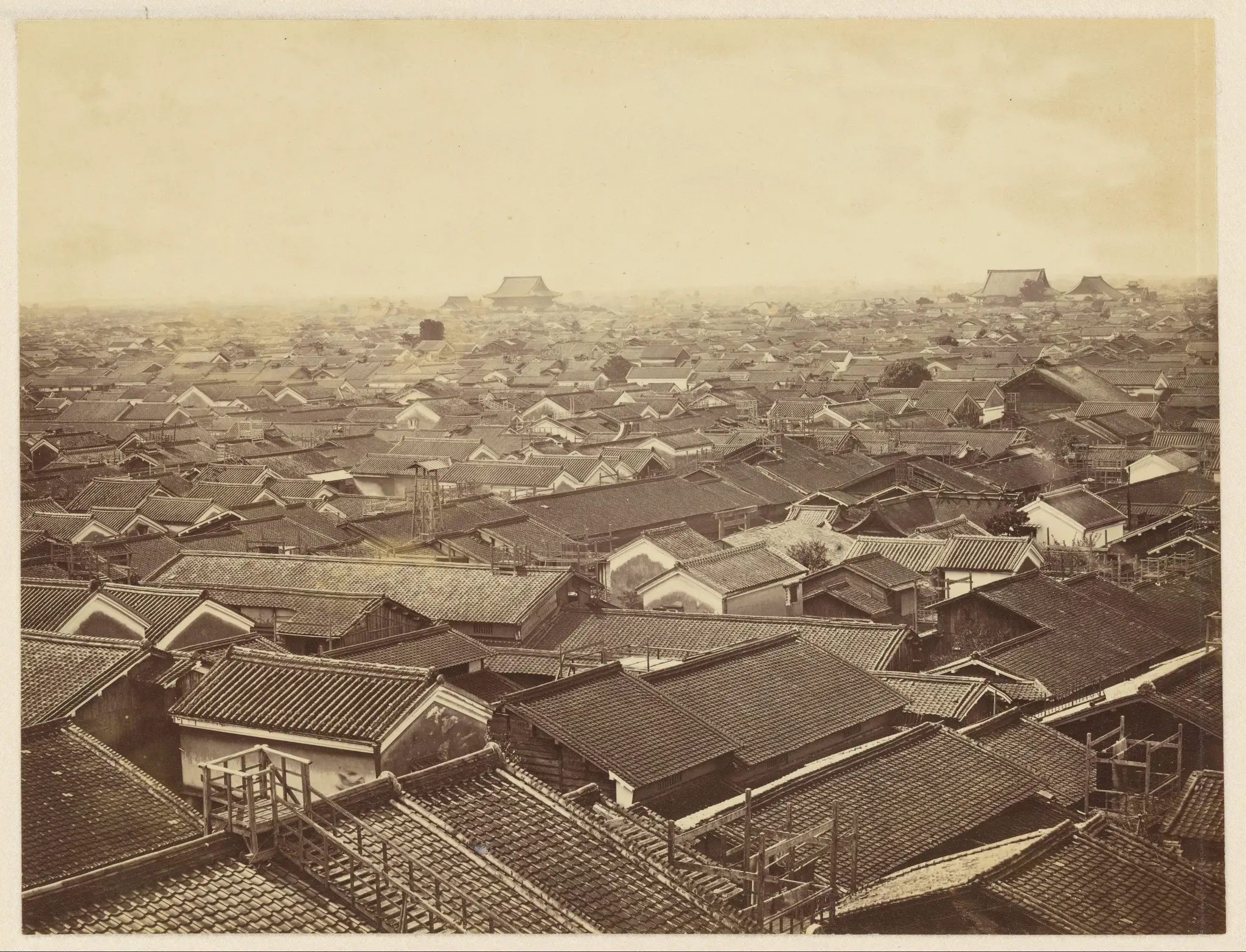 View of an unidentified city by anonymous