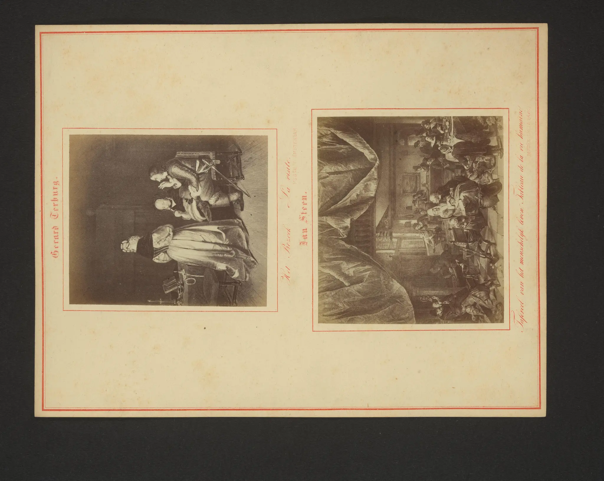 Gerard Terburg - Het Bezoek, La visite by anonymous