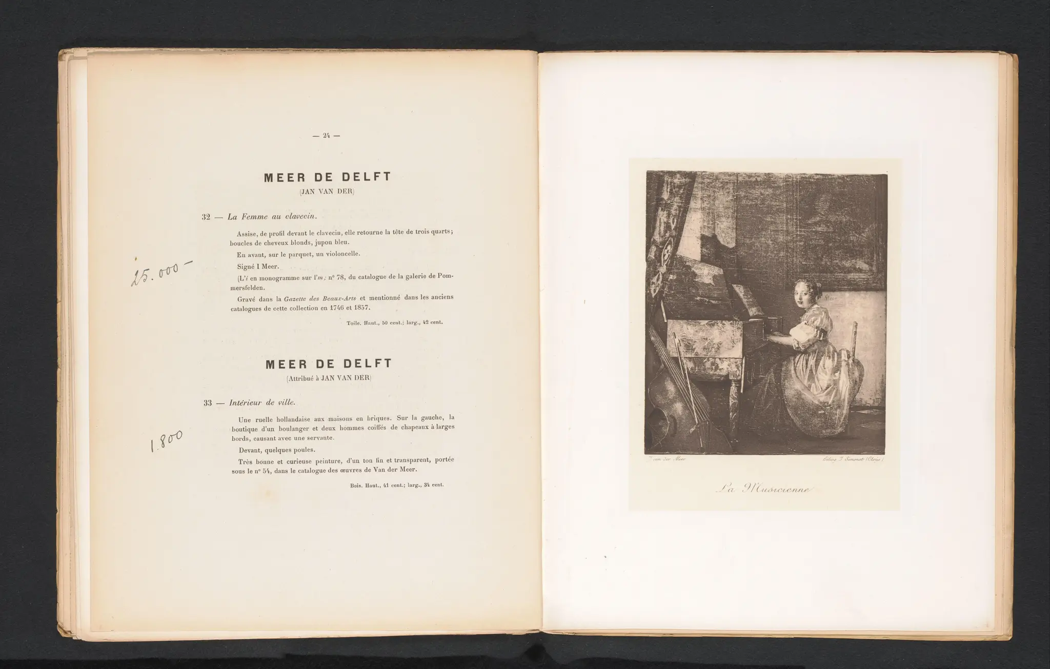 Reproductie van Zittende virginaalspeelster door Johannes Vermeer by anonymous