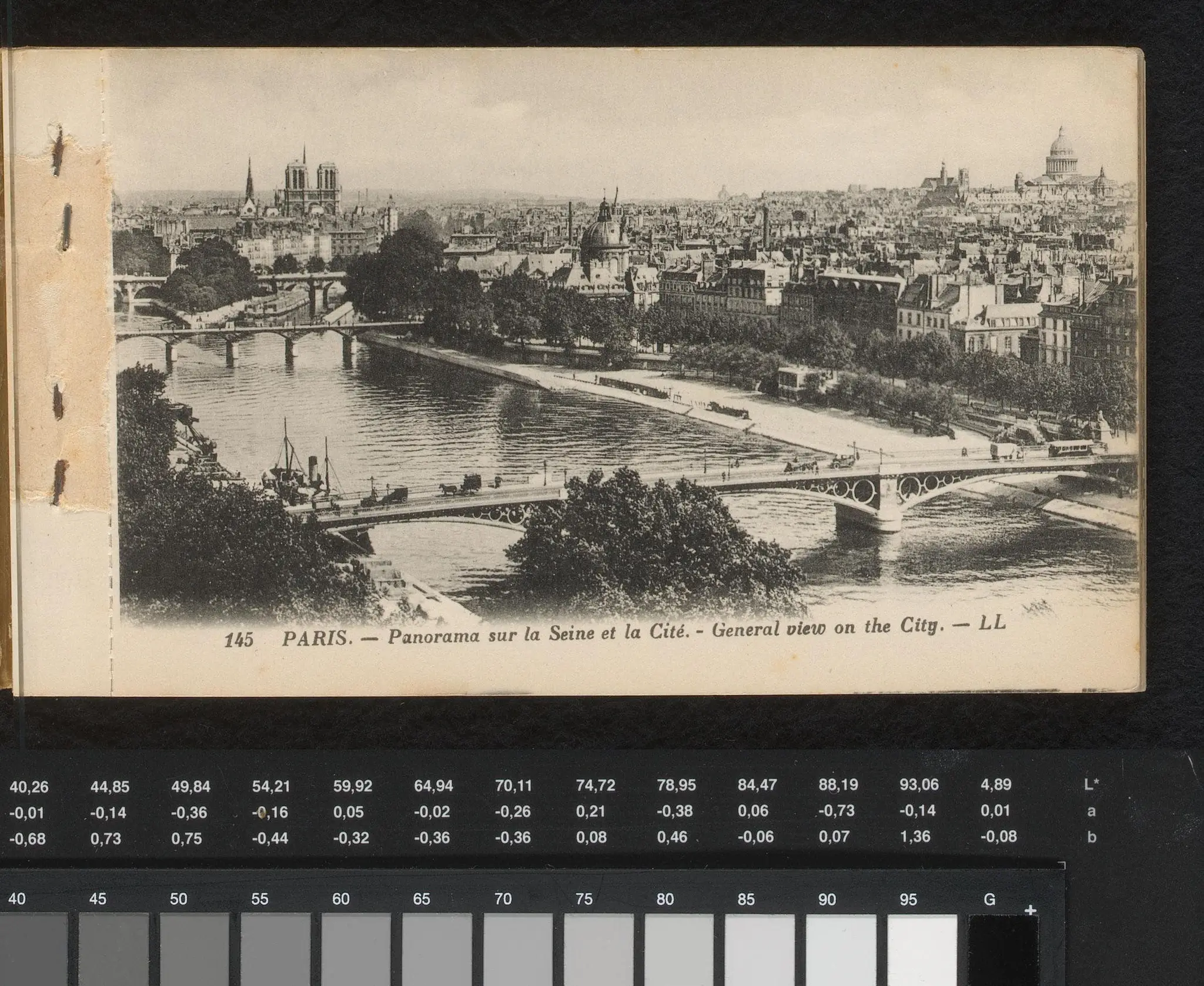 Paris. Panorama sur la Seine et la Cité / General view on the City by Unknown artist