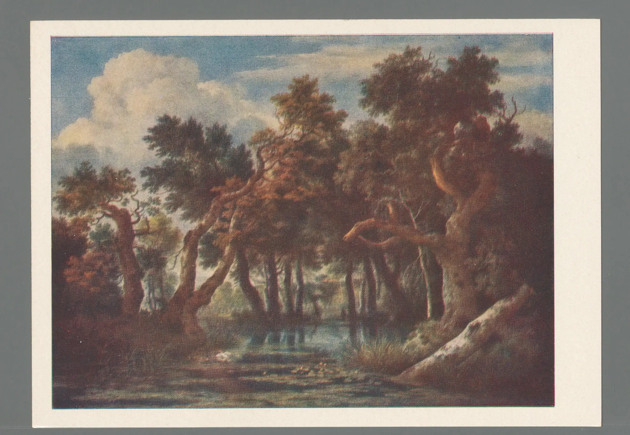 Jacob van Ruysdael - Moeras by R. Nechaeva
