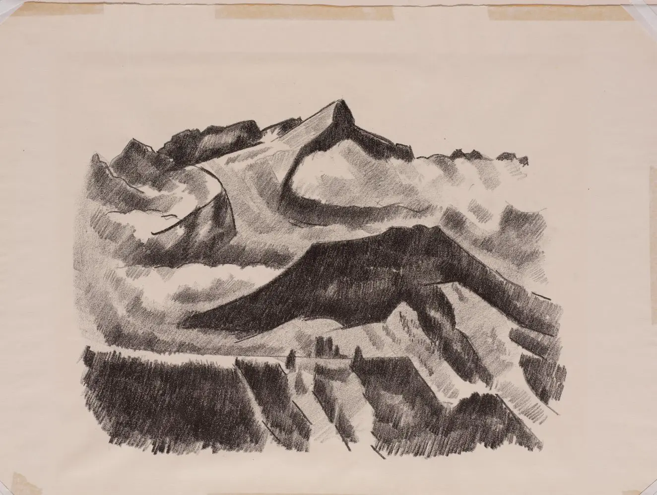 Alspitz by Marsden Hartley