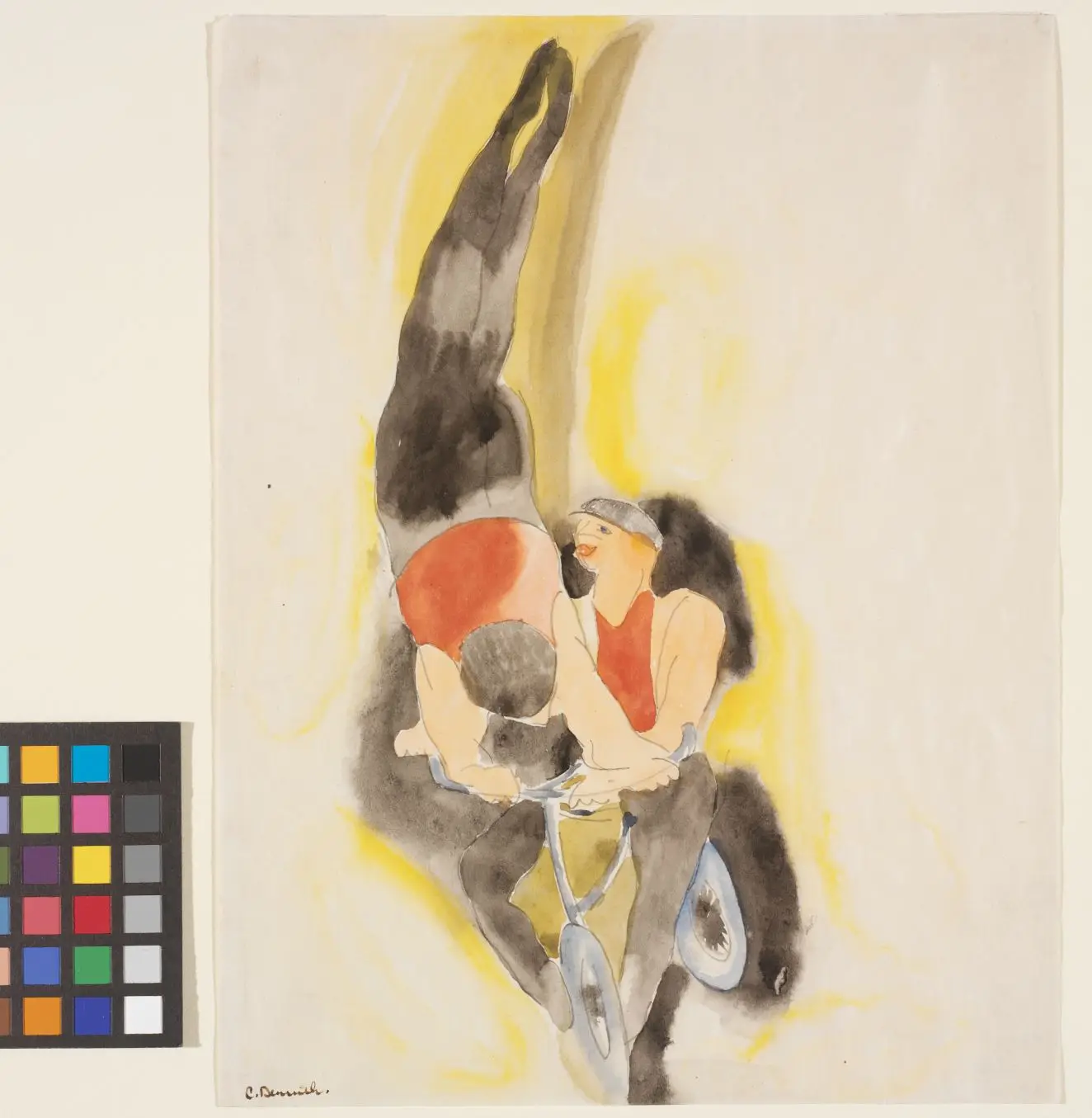 Bicyclists by Charles Demuth