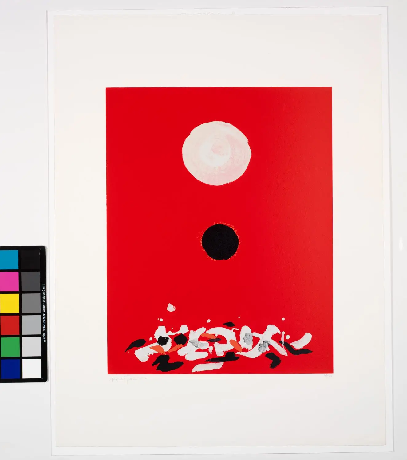 Crimson Ground by Adolph Gottlieb