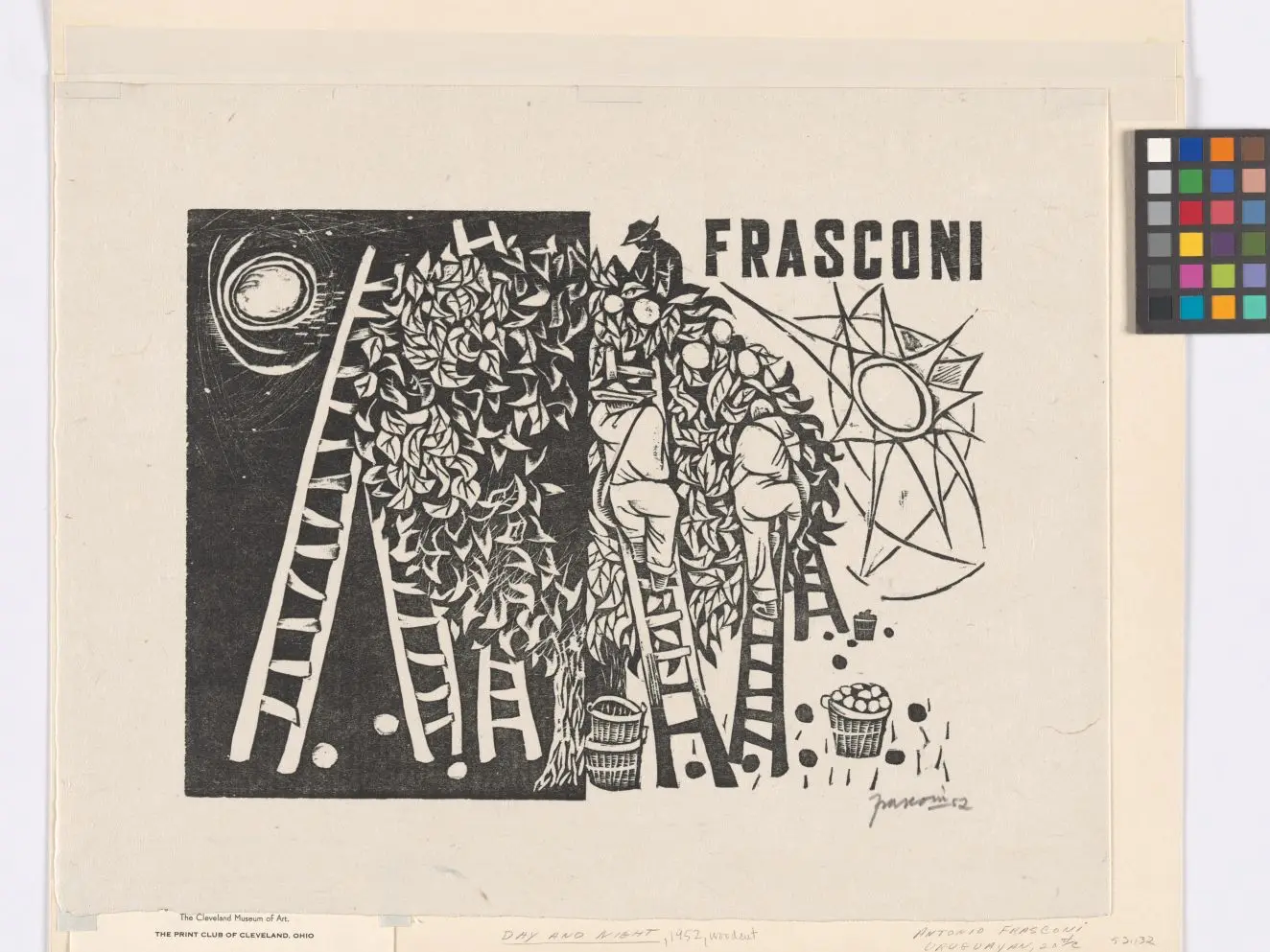 Day and Night by Antonio Frasconi ( American