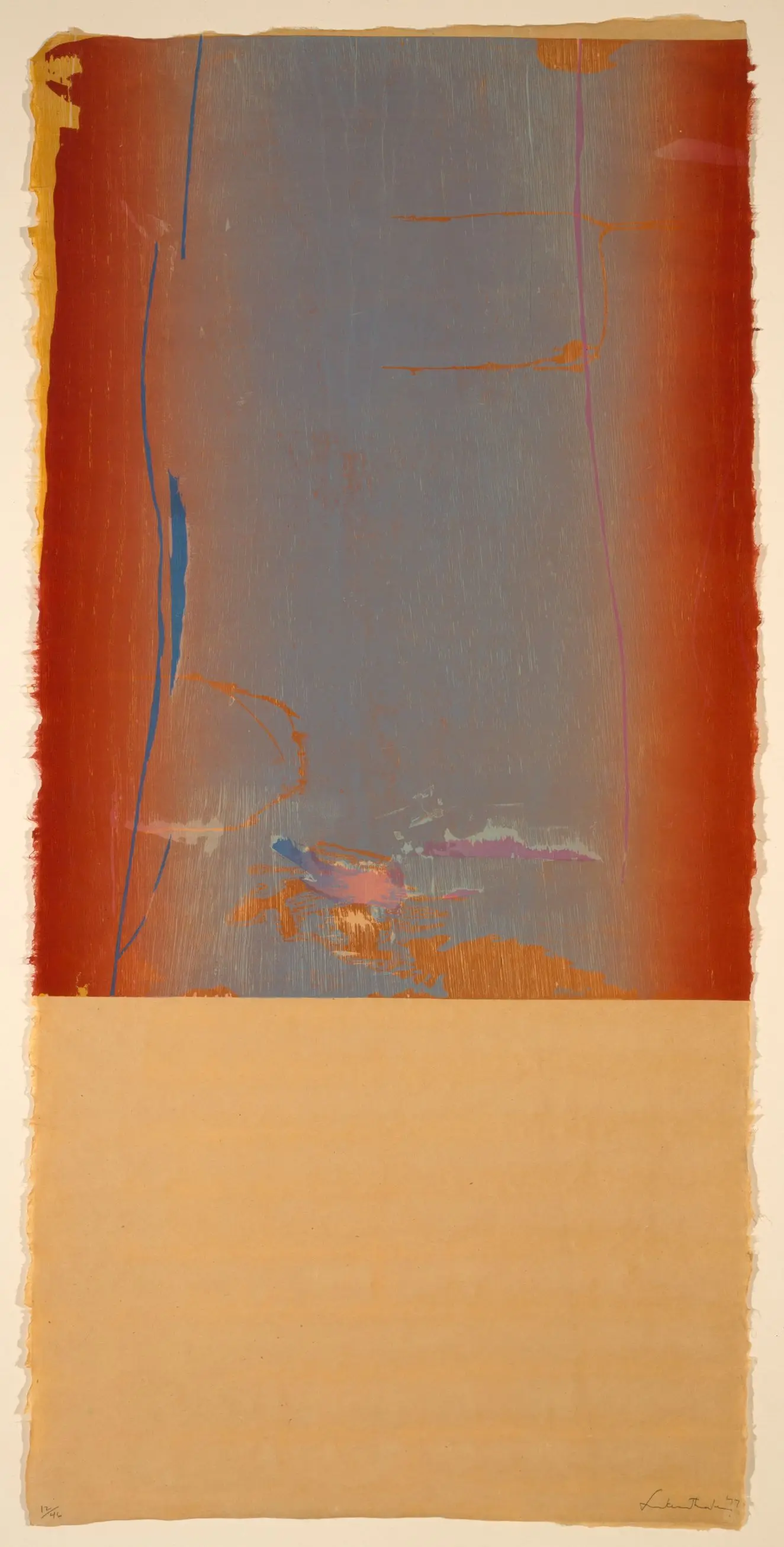 Essence Mulberry by Helen Frankenthaler
