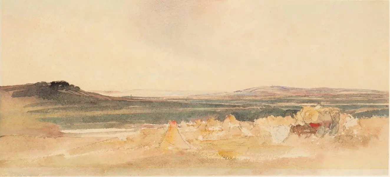 Harvest Landscape by Peter De Wint