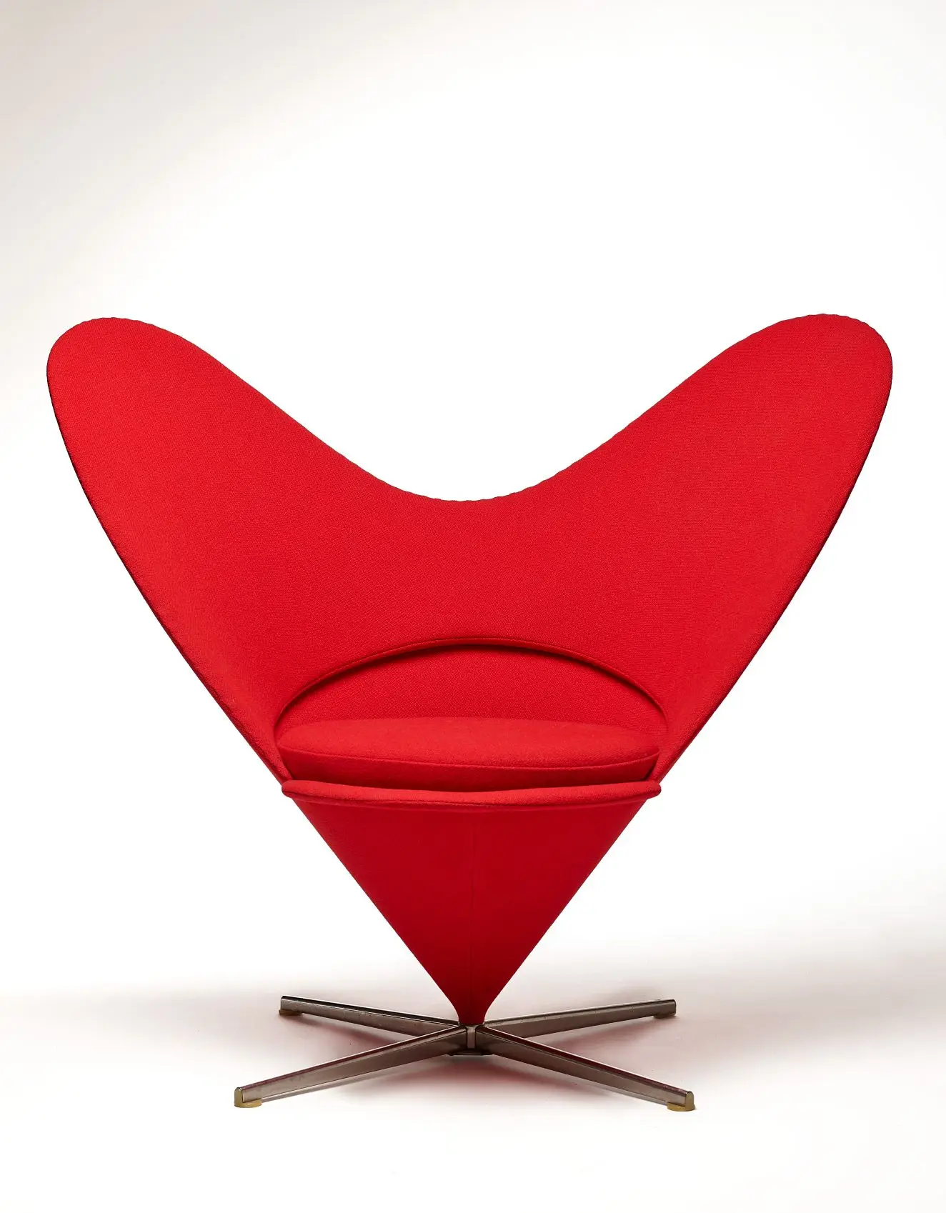 Heart cone chair by Verner Panton