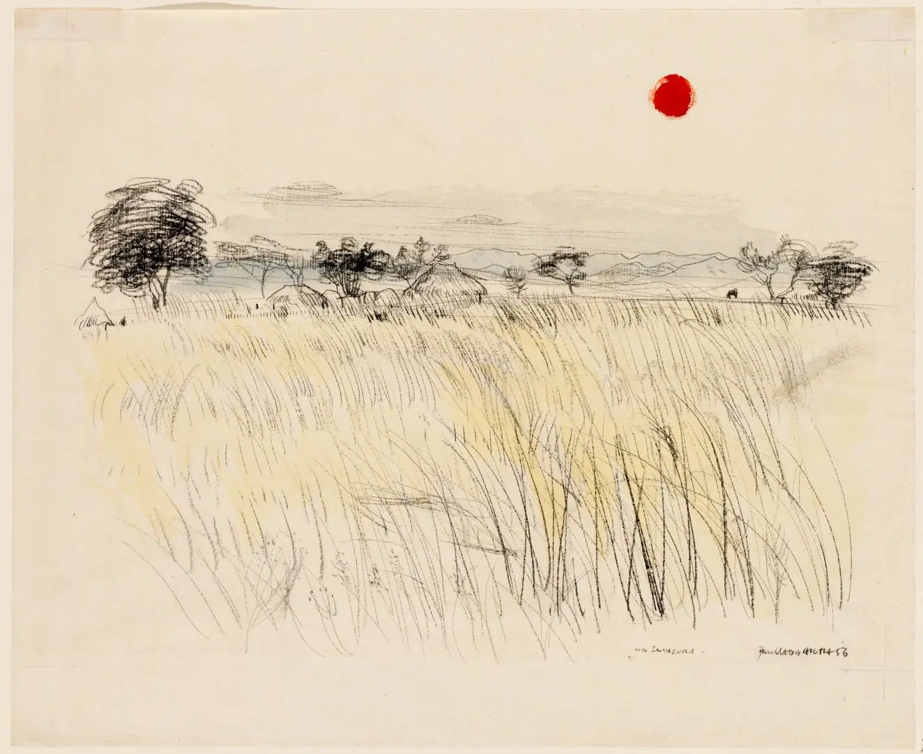 Landscape, Inyazura by Arthur Paul Hogarth