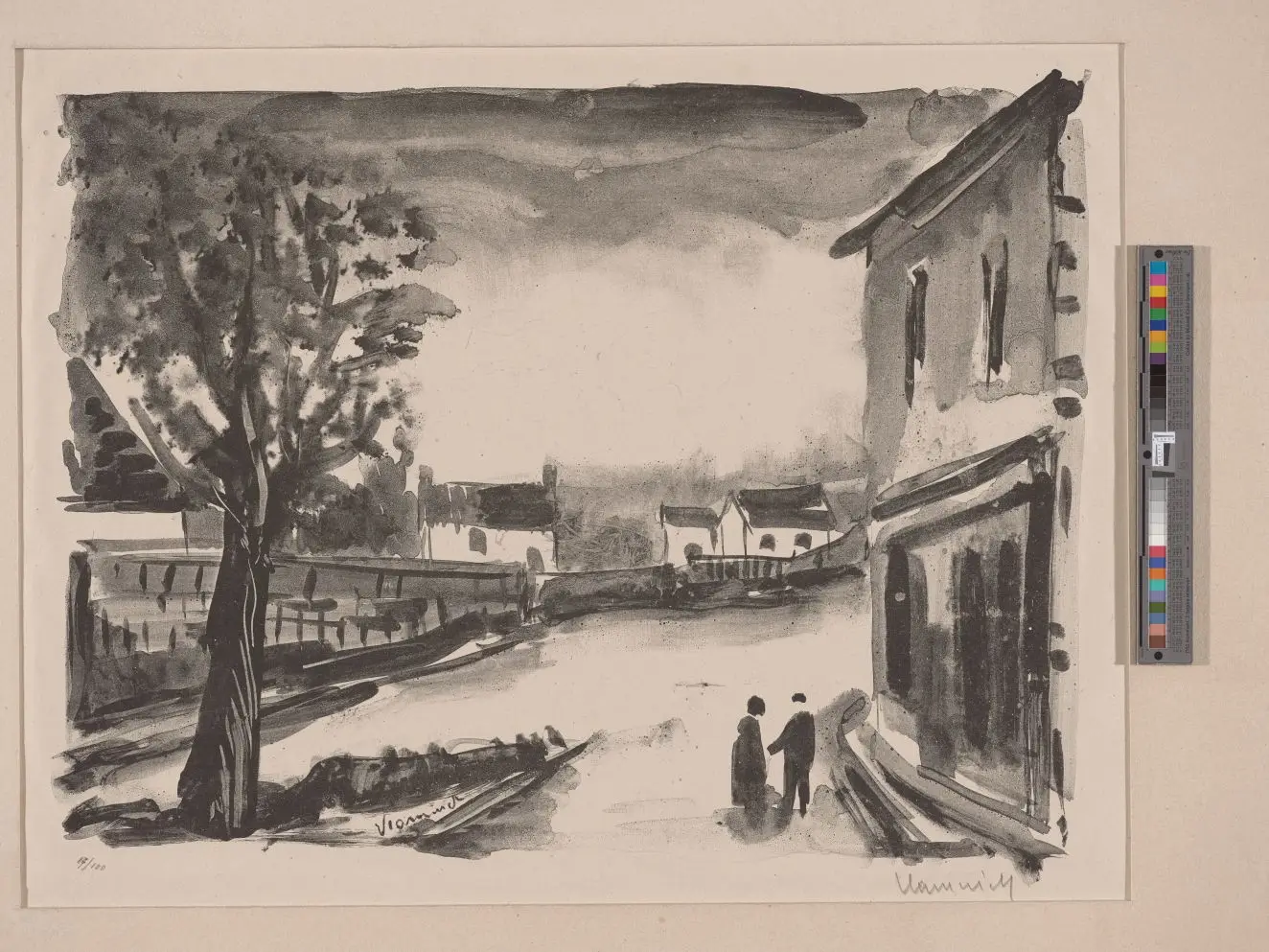 L'Oise a Cigy by Maurice de Vlaminck