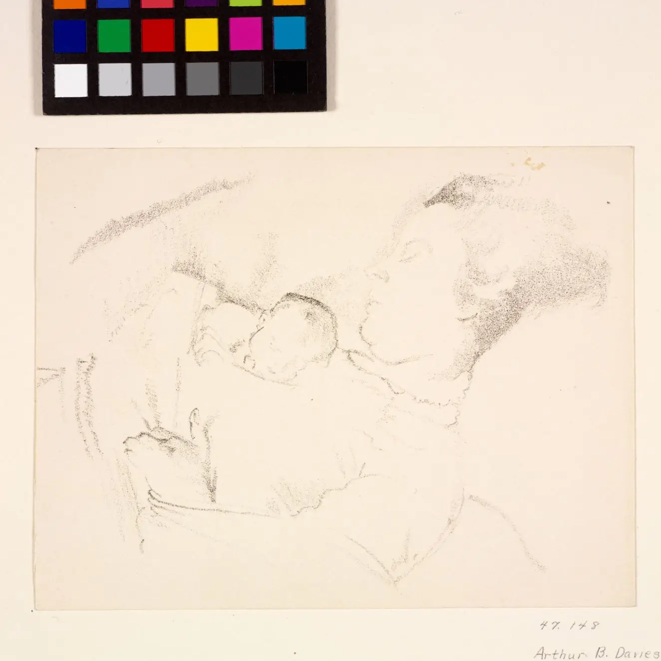 Mother and Child by Arthur Bowen Davies