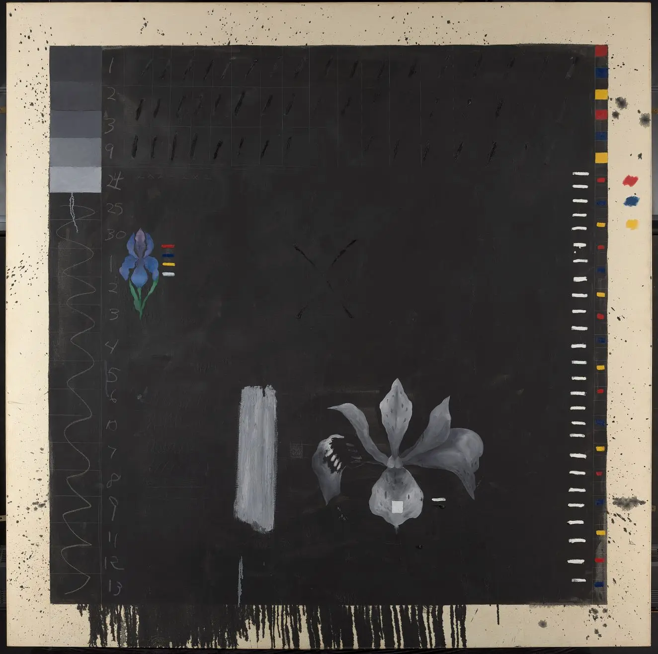 Night Chant Series II by Pat Steir