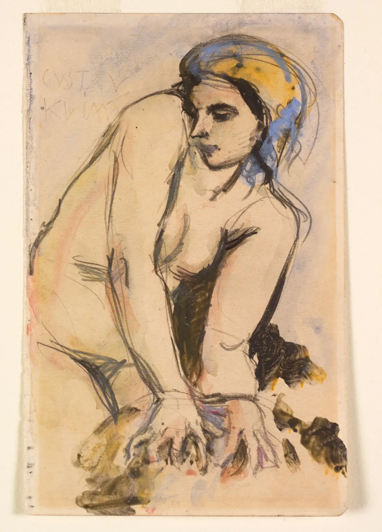 Nude by Gustav Klimt